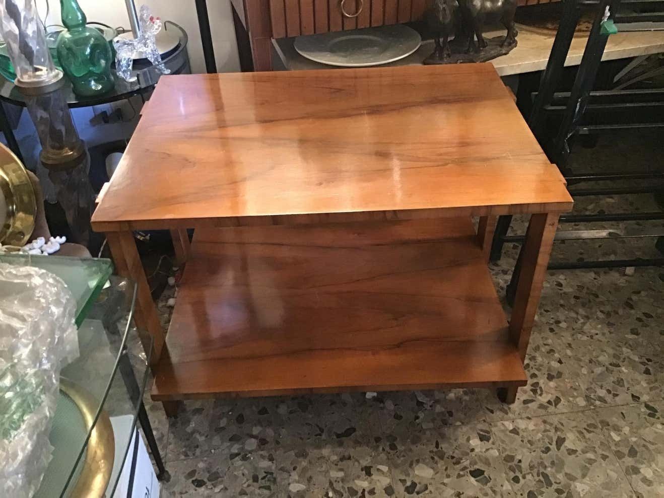 photo furniture Osvaldo Borsani Coffee Table Wood 1940 Italy