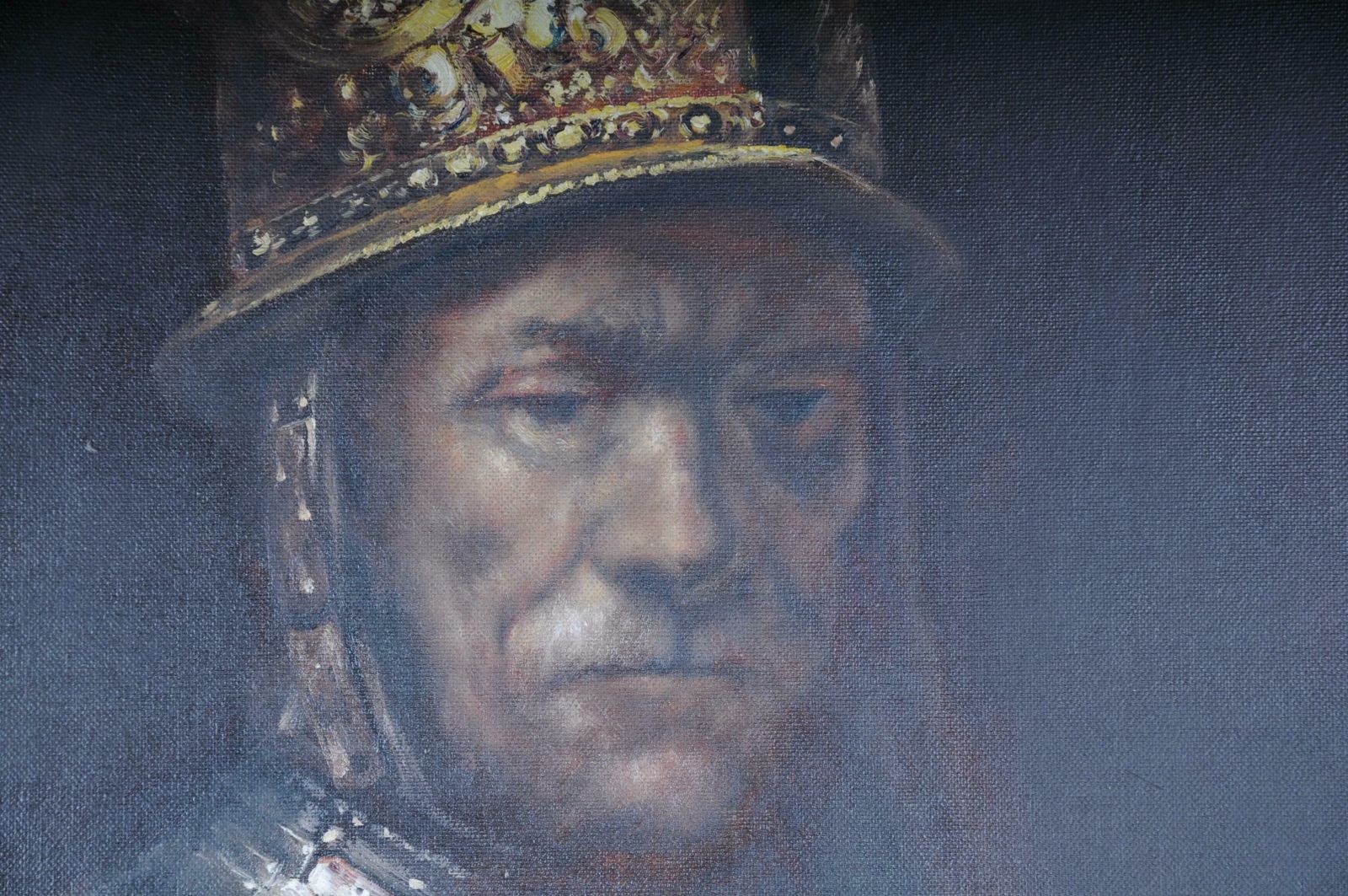 photo furniture Oil Painting "The Man In The Gold Helmet" Rembrandt Van Rijn