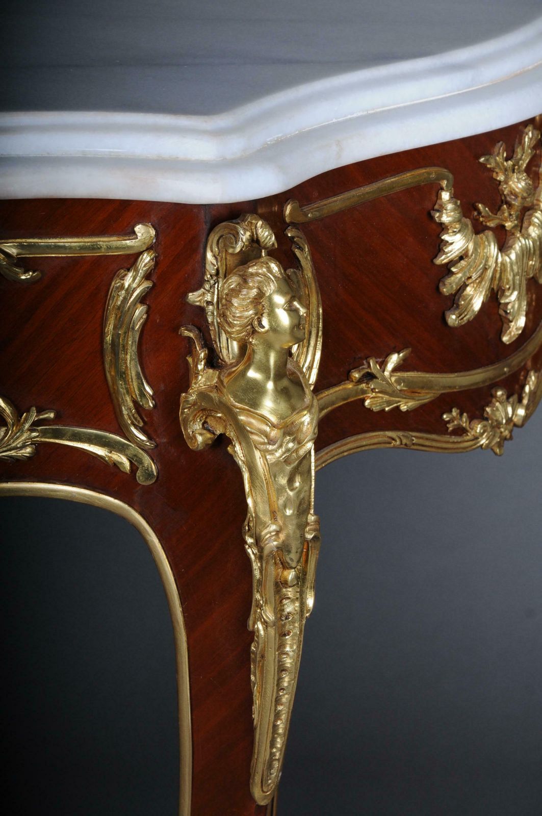 Impressive Console/Sideboard In The Louis XV After Francois Linke, Paris photo vinterior
