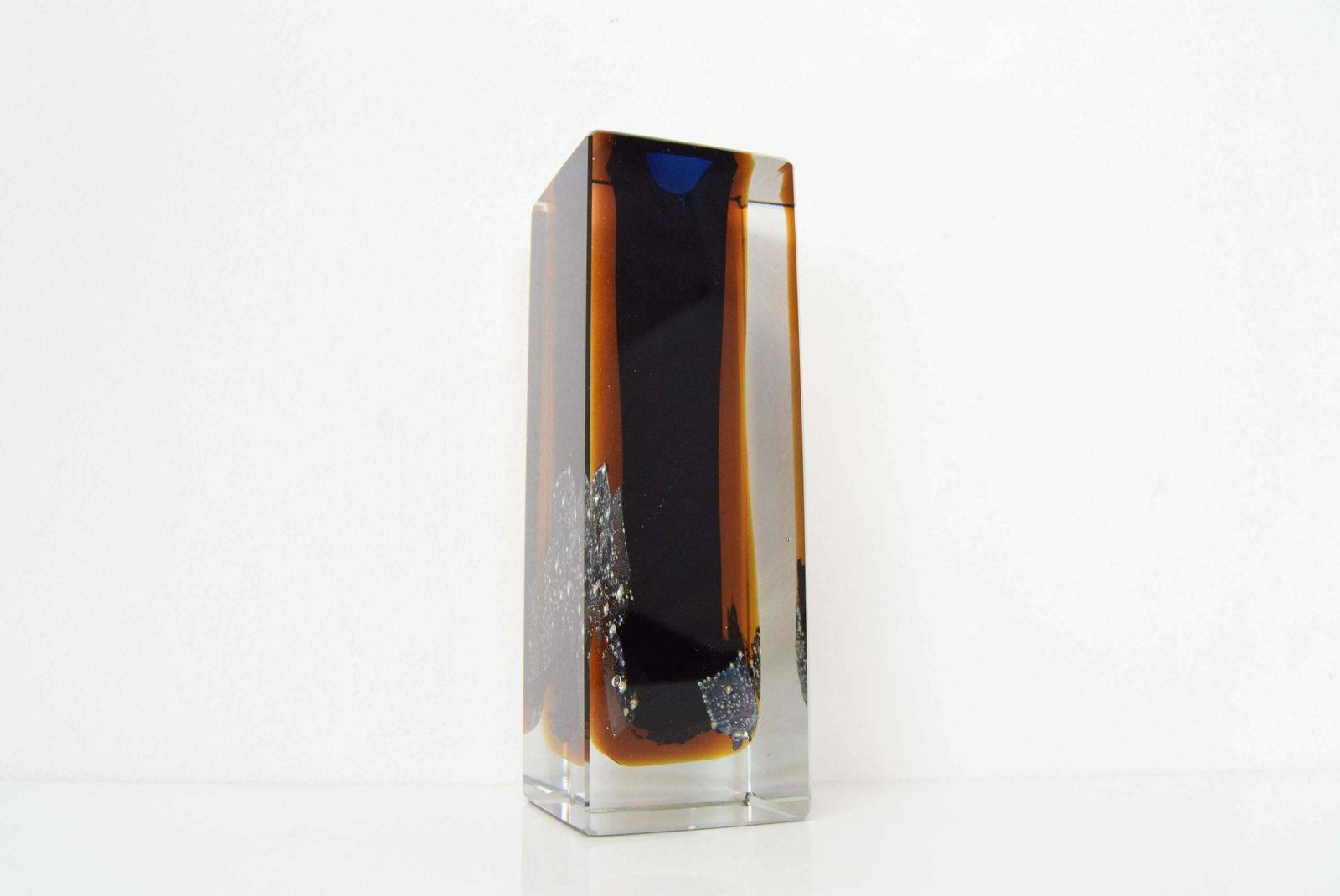 Rare Vintage Cut Vase,Designed By Pavel Hlava,"Night Sky",1950's. photo vinterior