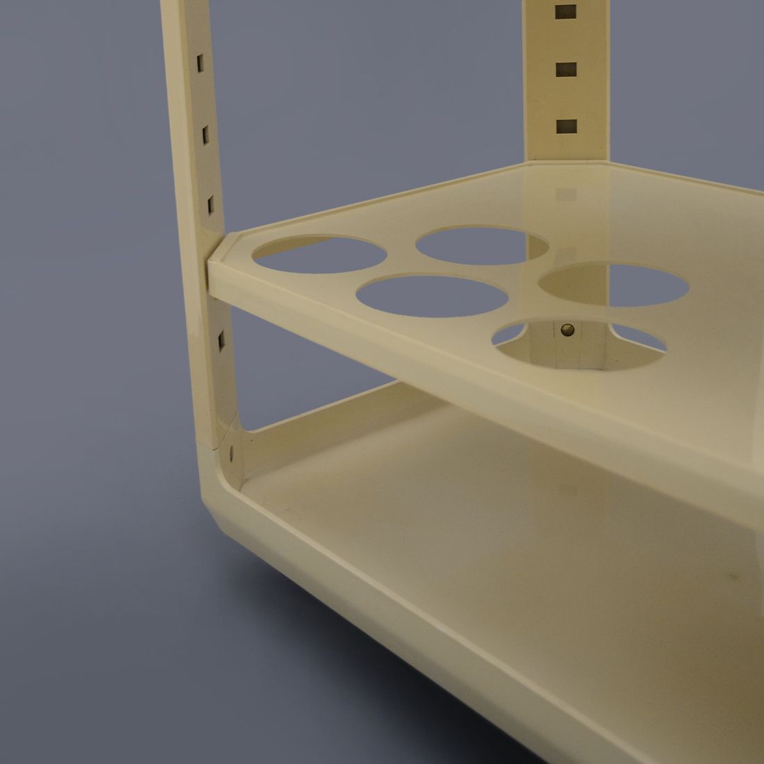 White Bar Trolley By Alberto Rosselli For Kartell, 1970s photo buy
