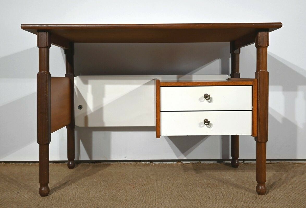 Small Mahogany And Teak Desk, Gautier Style – 1960s photo buy