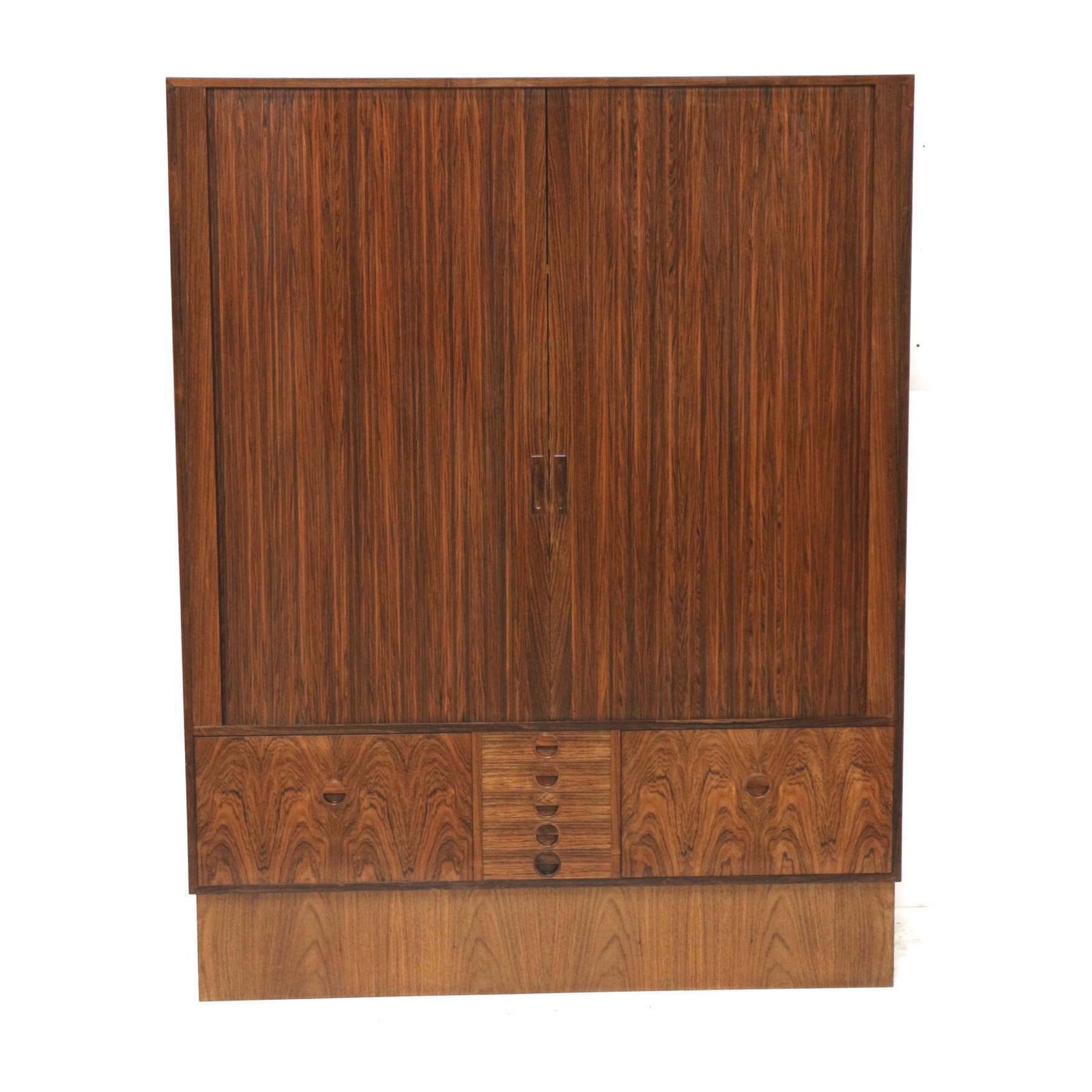 Xxl Vintage Rosewood Sideboard / Highboard Made In The 60s photo 1933.36