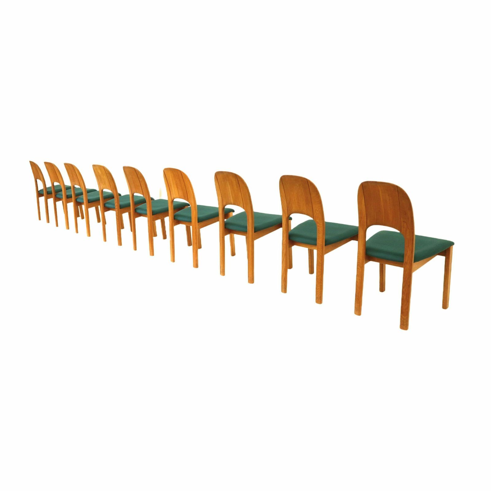Unique Set Of 9 Vintage Danish Design Chairs From Holstebro Denmark From The 1970s photo Furniture