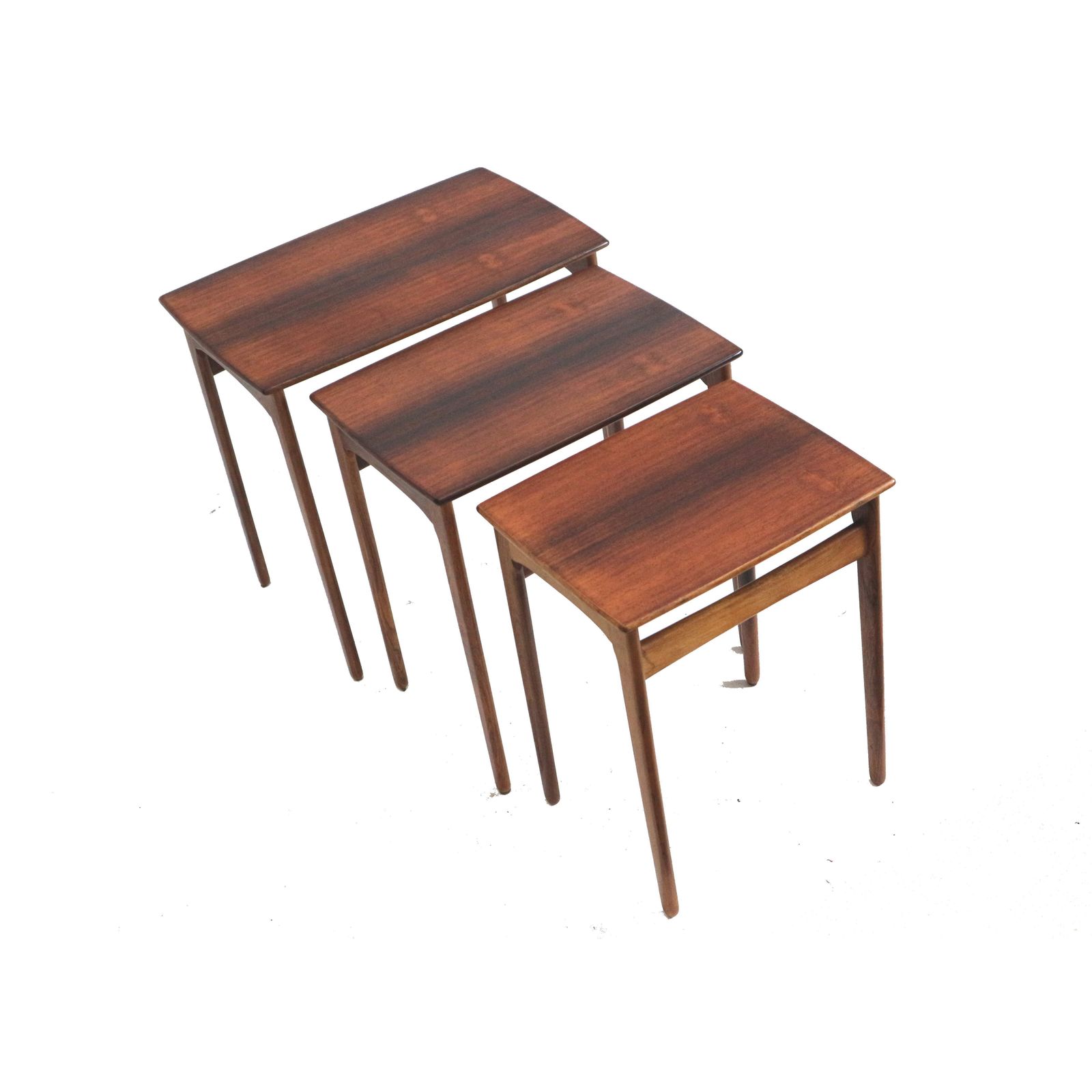 Danish Vintage Rosewood Mimiset / Set Of 3 Side Tables Made In The 60s