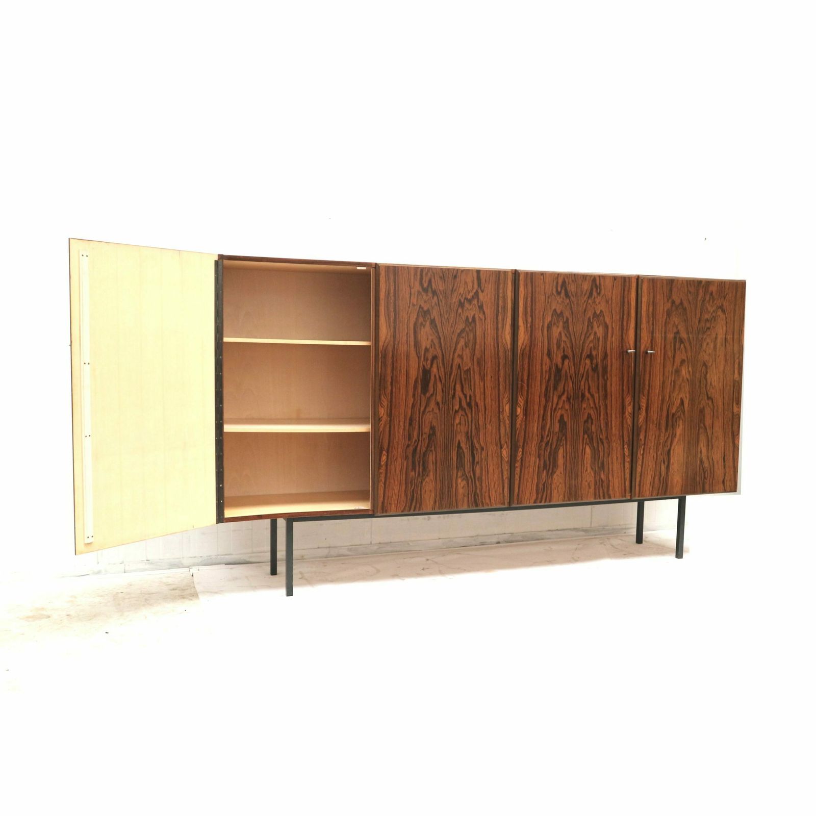 Large Vintage Rosewood Sideboard / Highboard Made In The 1960s photo Furniture