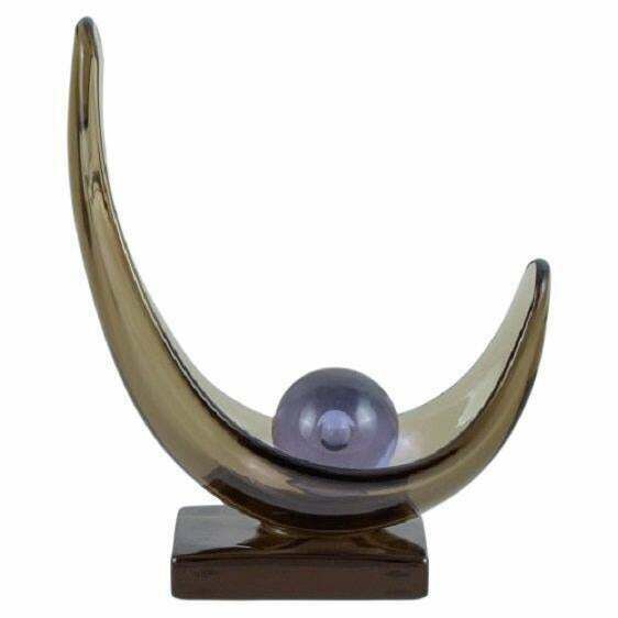 photo furniture Livio Seguso, Murano. Colossal And Impressive Art Glass Sculpture.