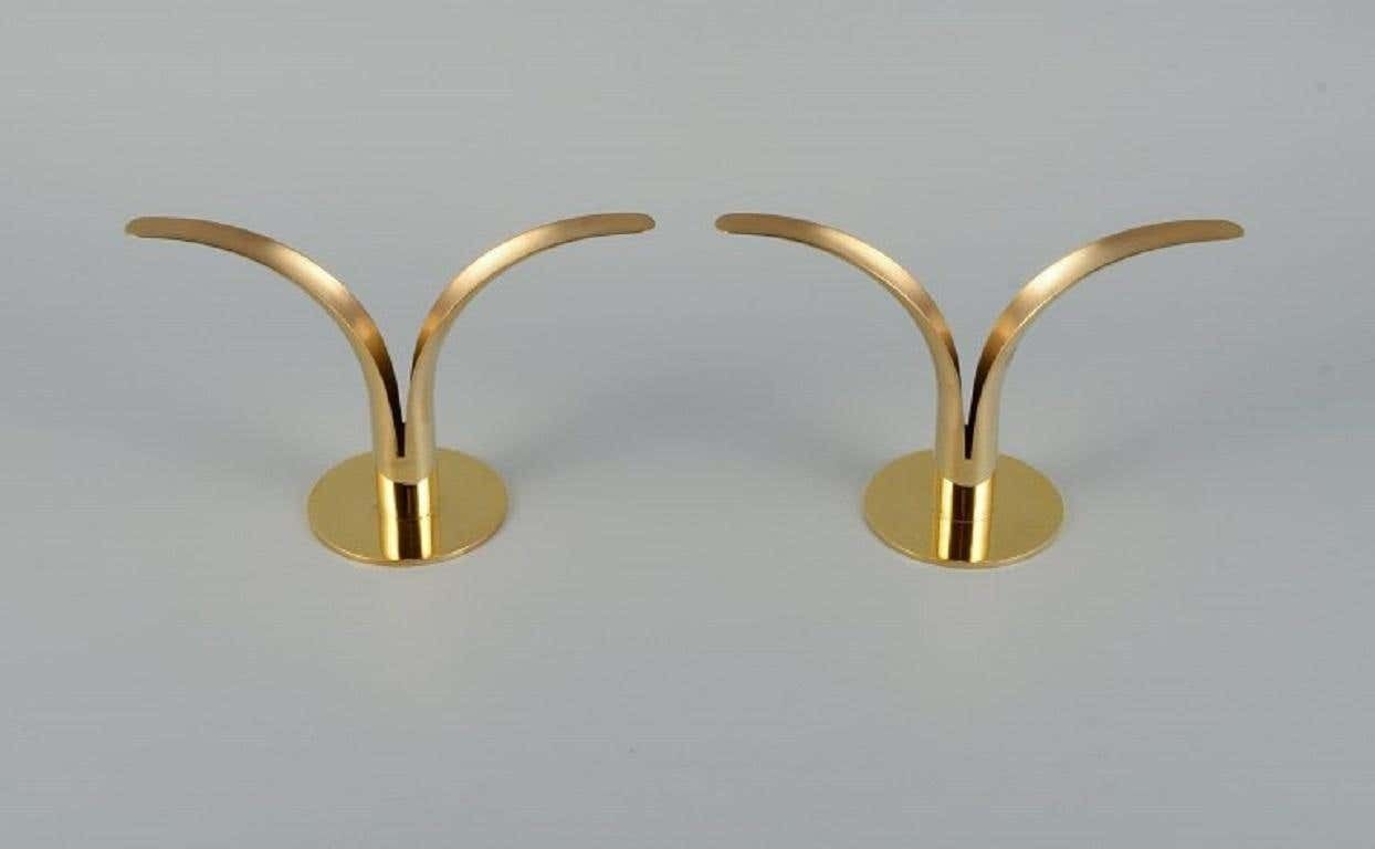 Liljan", Ivar ålenius Björk For Skultuna, A Pair Of Candlesticks photo furniture
