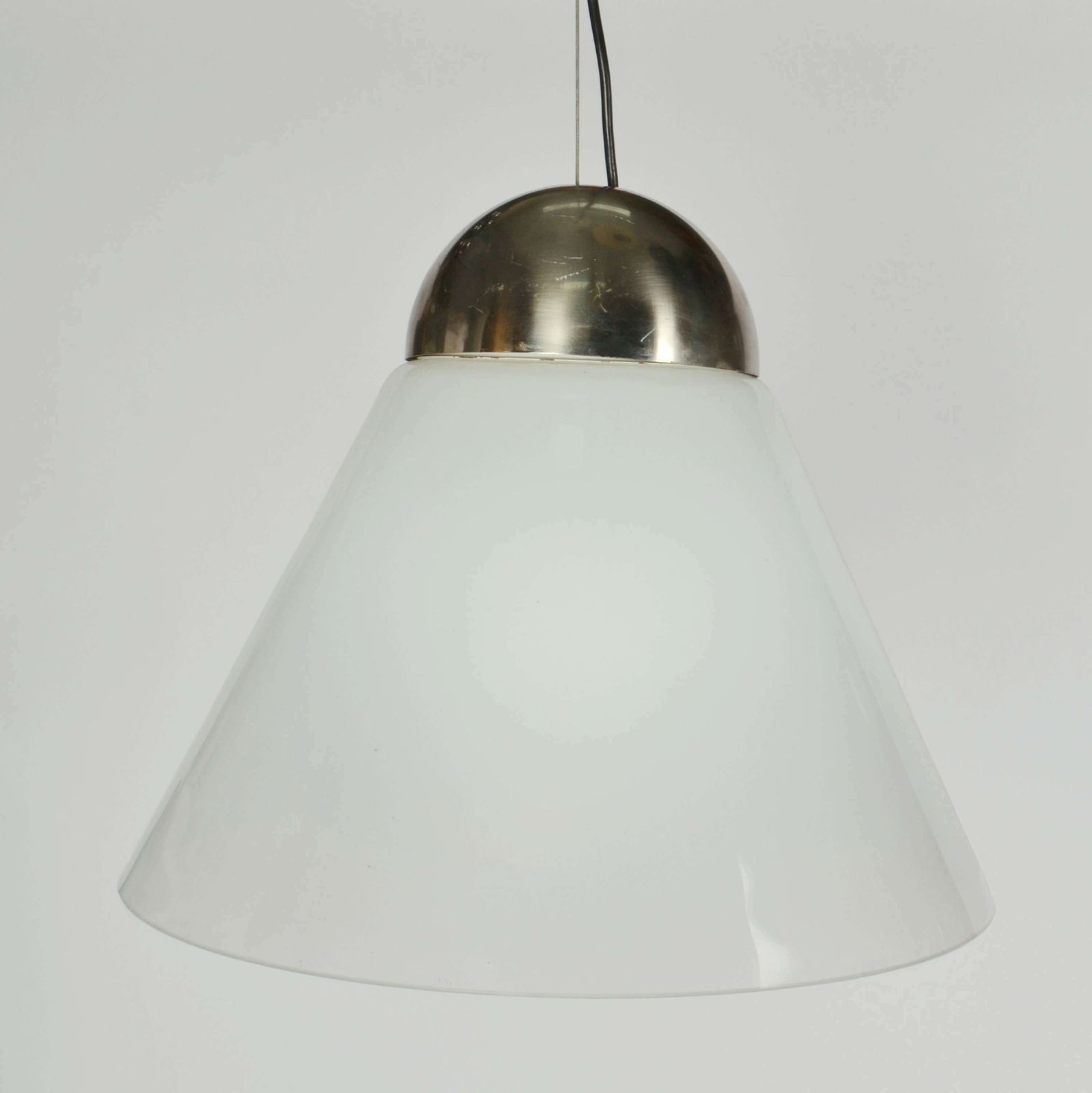 Milk Glass Pendant By Carlo Nason Mazzega Venice, 1970's photo buy