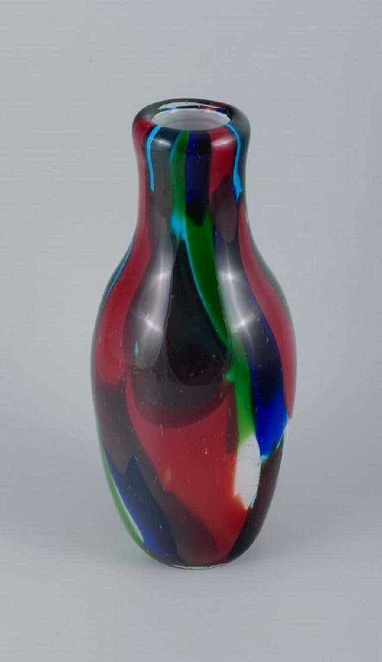 Large Mouth Blown Murano Vase In Art Glass, 1970s photo furniture