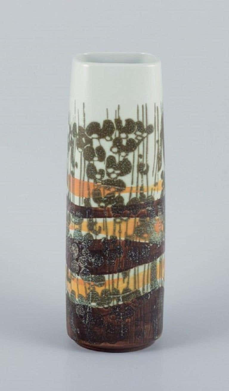 Ivan Weiss For Royal Copenhagen, Faience Vase, 1980 1984 photo furniture