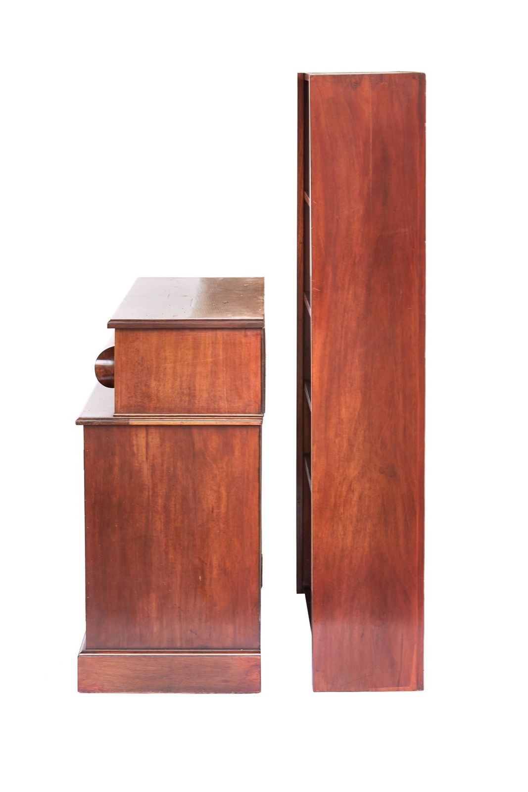 Victorian Tall Mahogany Chemist Shop Fitting photo Furniture
