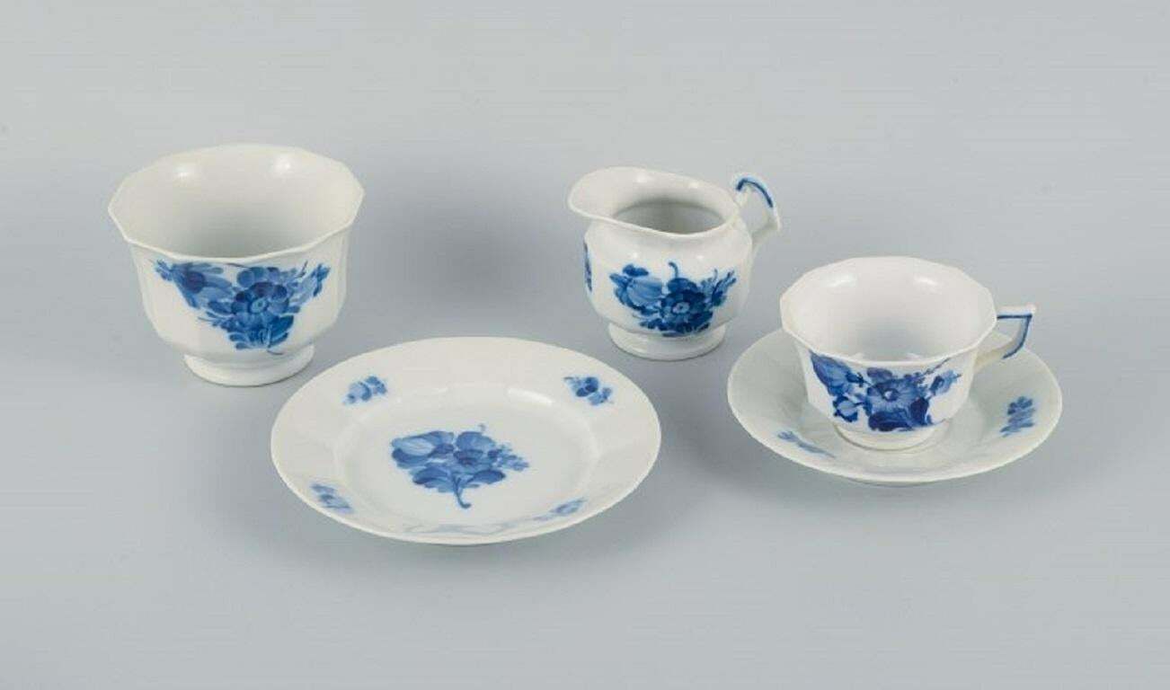 Royal Copenhagen, Blue Flower Angular, Coffee Service For Six People. photo furniture