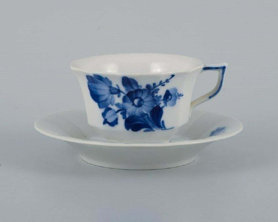 Royal Copenhagen, Blue Flower Angular, Coffee Service For Six People. photo Home Decor