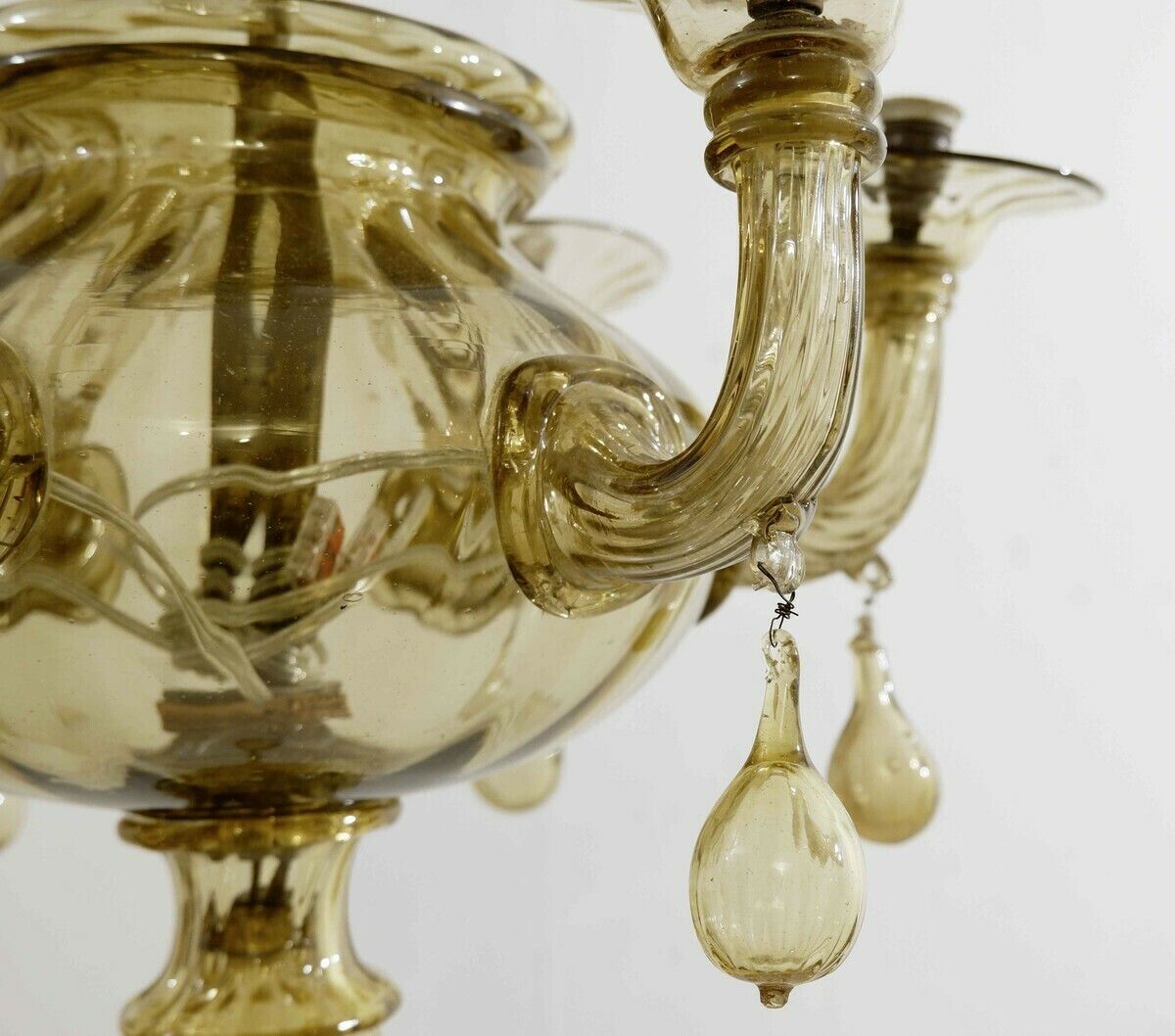 Italian Mid Century Murano Glass Chandelier photo 2430.0