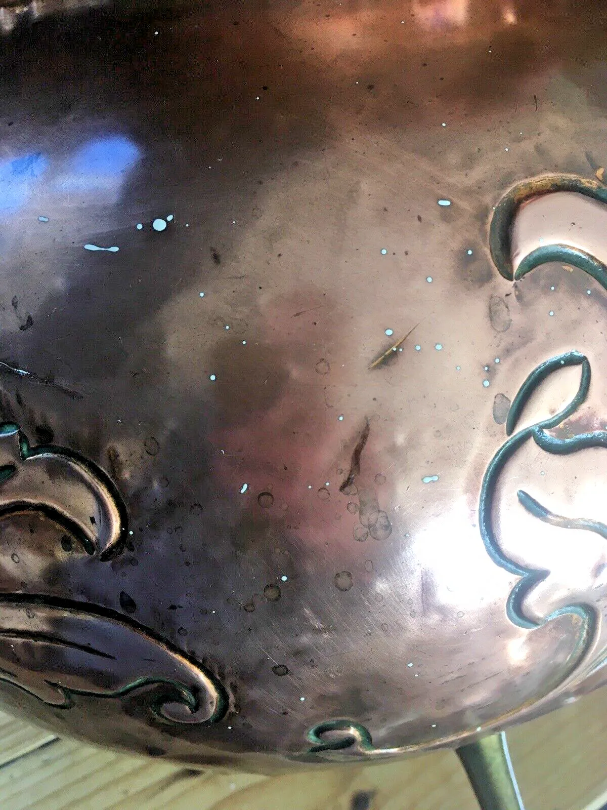 550.0 Arts & Crafts Christopher Dresser For Benham & Froud Copper Jardiniere Planter photo