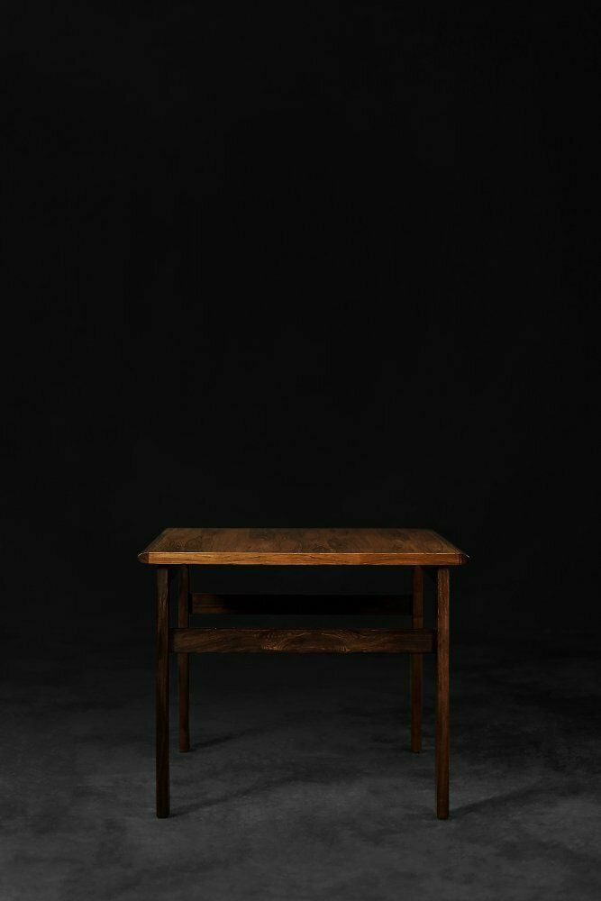 Mid Century Danish Modern Rosewood Coffee Table Capella By Illum Wikkelsø For Niels Eilersen, 1960s photo buy