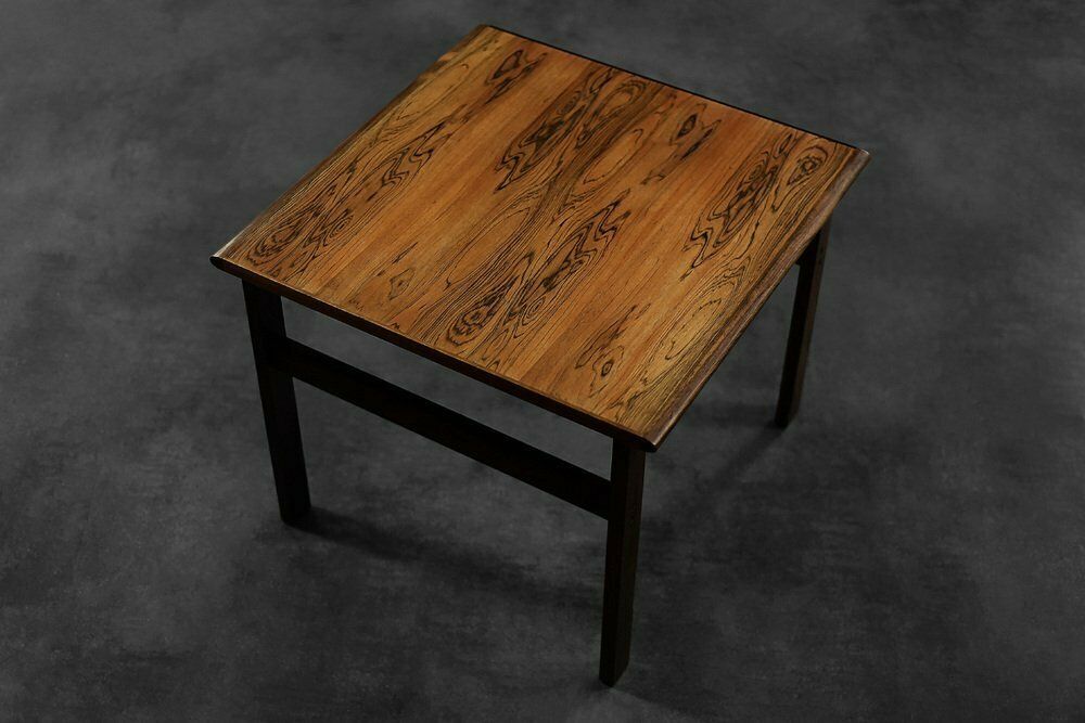 Furniture Mid Century Danish Modern Rosewood Coffee Table Capella By Illum Wikkelsø For Niels Eilersen, 1960s photo