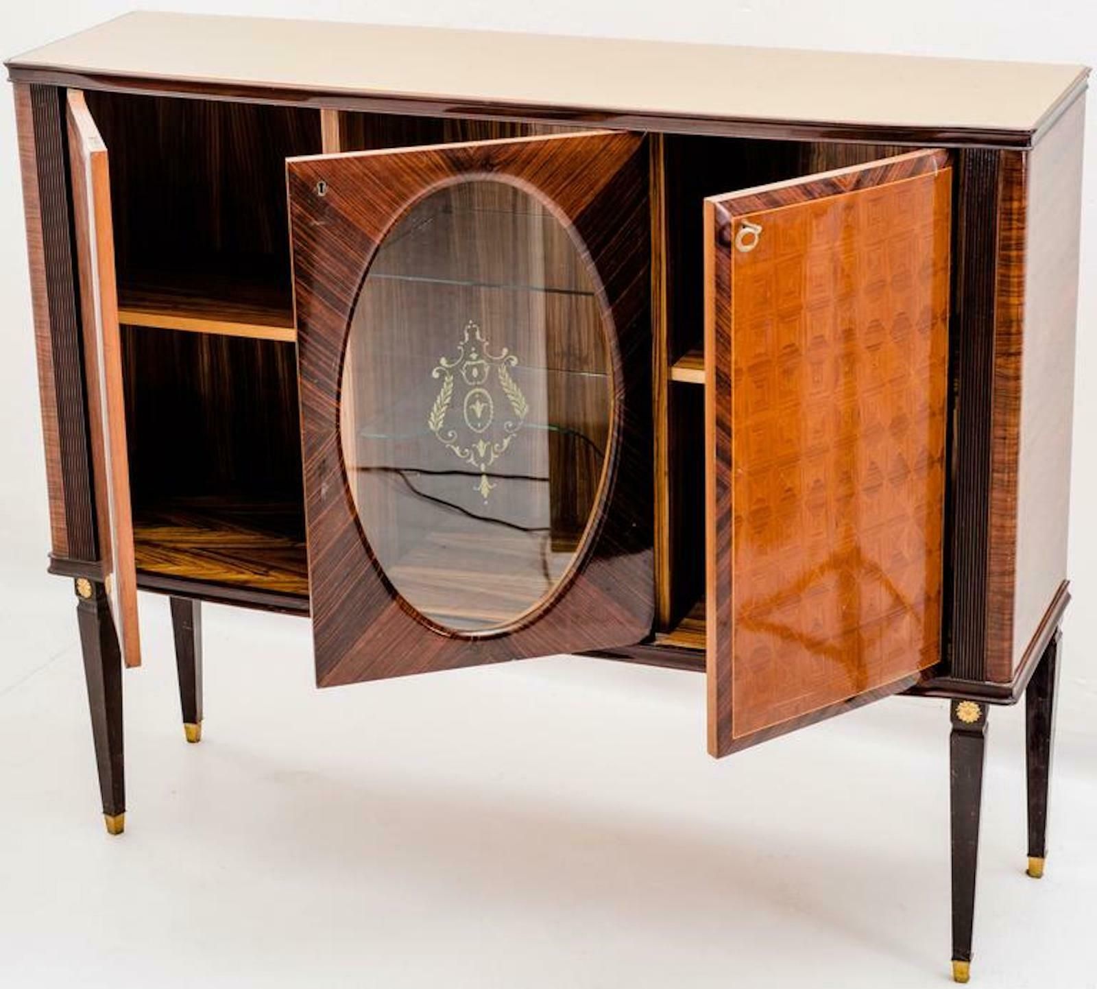 Italian Bar Cabinet In The Manner Of Paolo Buffa, 1950s photo furniture