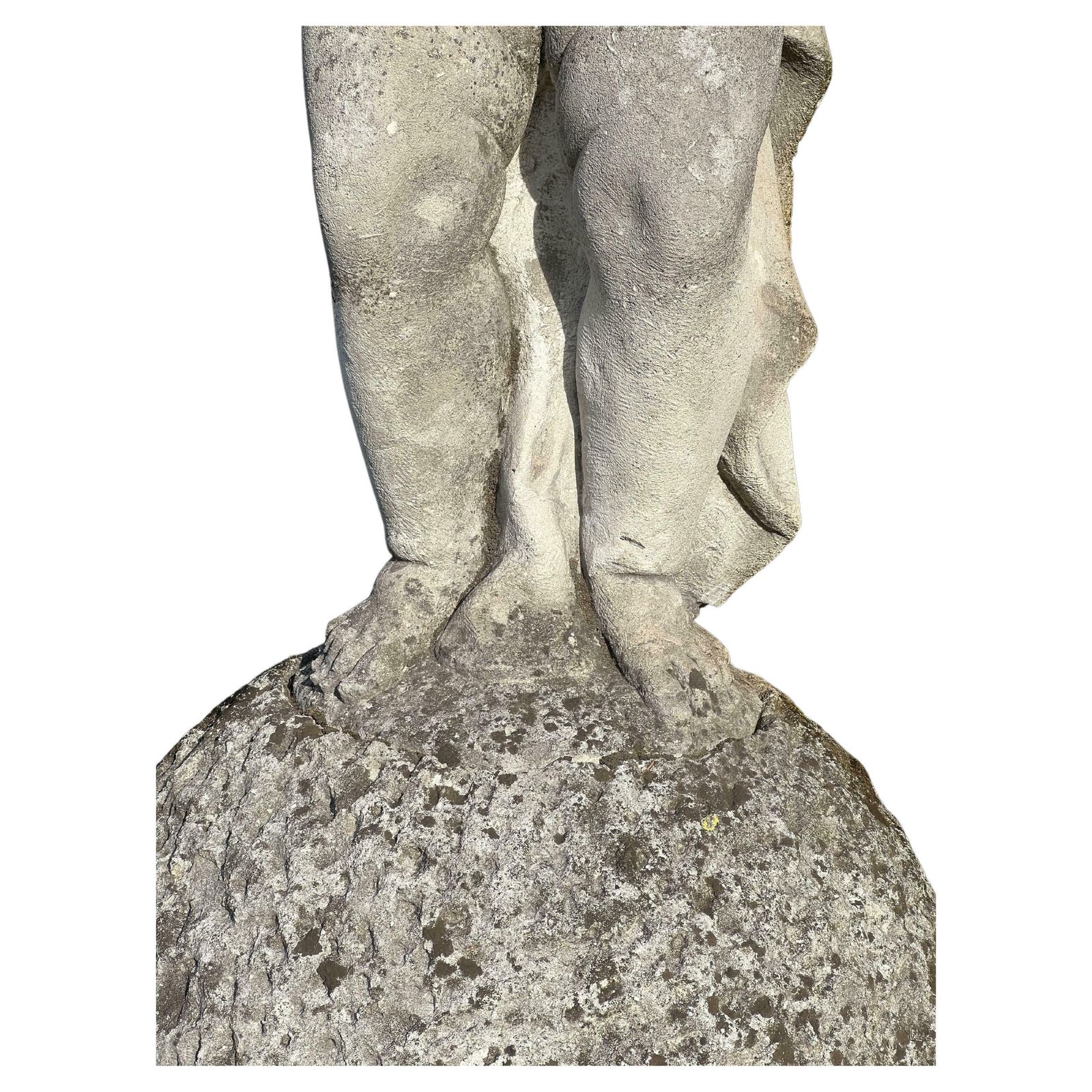 Puer Mingens, Charming Garden Sculpture In Vicenza Stone, 1960 photo for sale