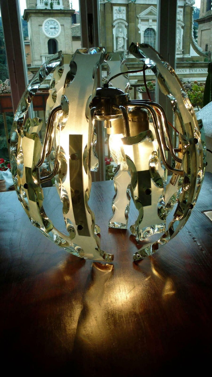 photo furniture Ovoid Pendant In The Fontana Arte Style, Murano, 1970s