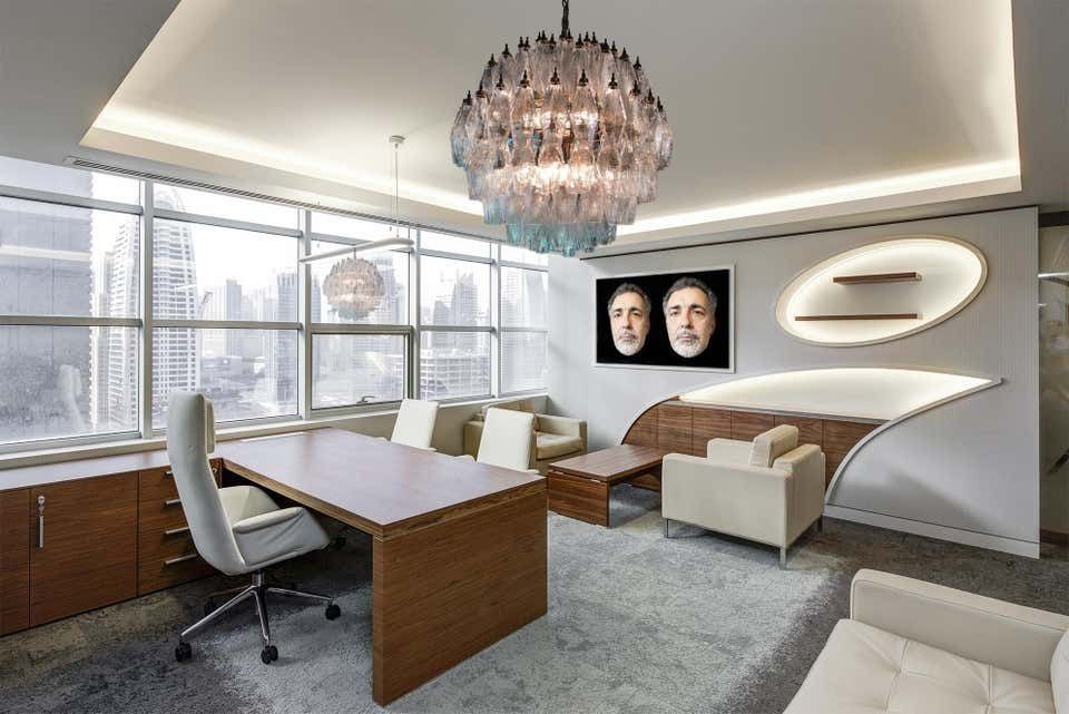 photo for sale Spectacular Murano 140 Poliedri Chandelier, Carlo Scarpa Style, Murano