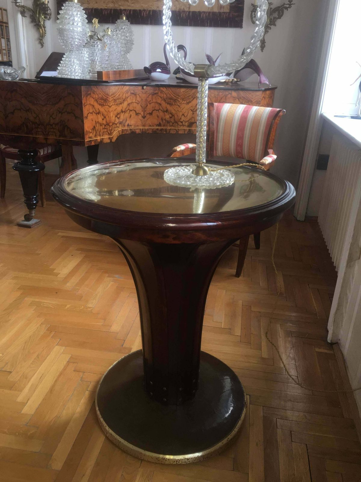 Furniture Original Secession Table By Otto Prutscher & Thonet Gebrueder, Vienna, 1920s photo