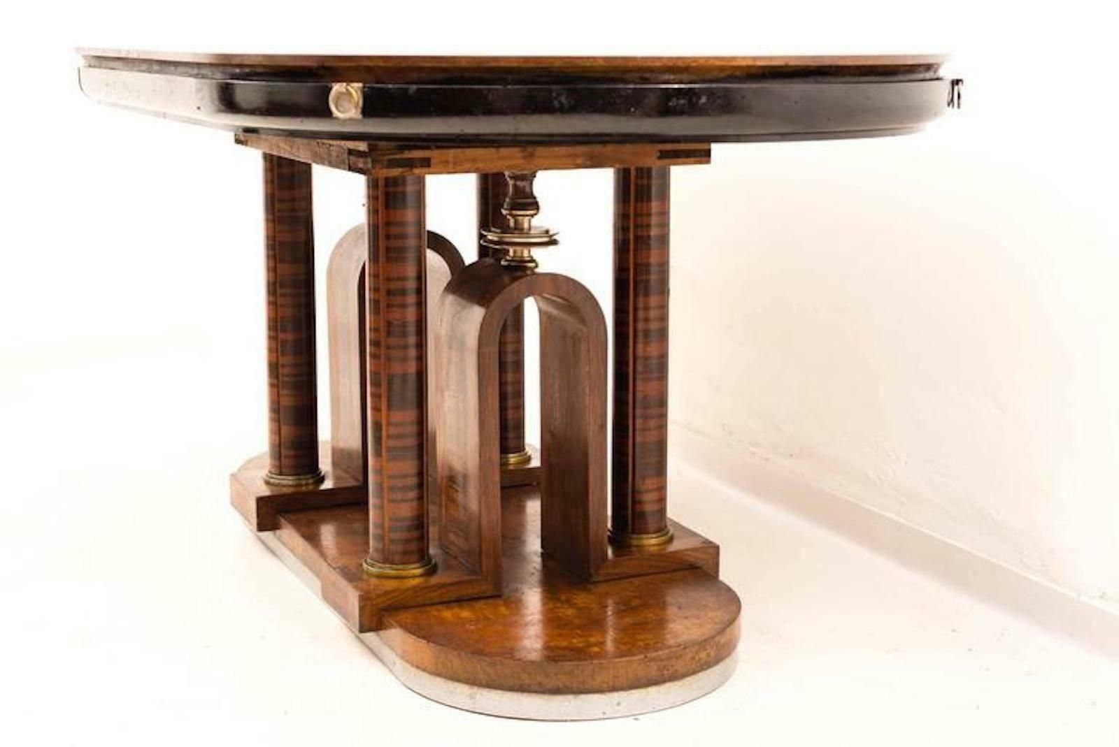 Superb Italian Design Art Deco Dining Room Set By Pierluigi Colli, 1930s photo buy