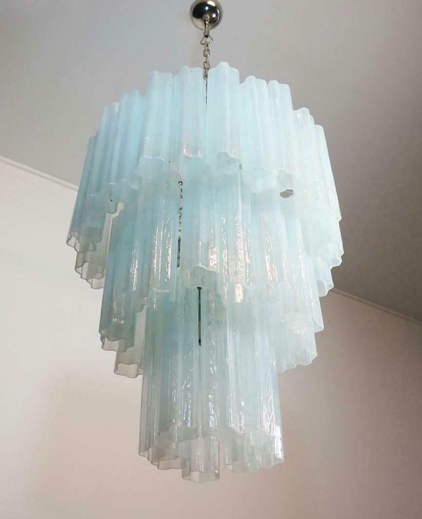 Trio Of 48 Tronchi Chandeliers In Toni Zuccheri Style For Venini, Murano photo buy