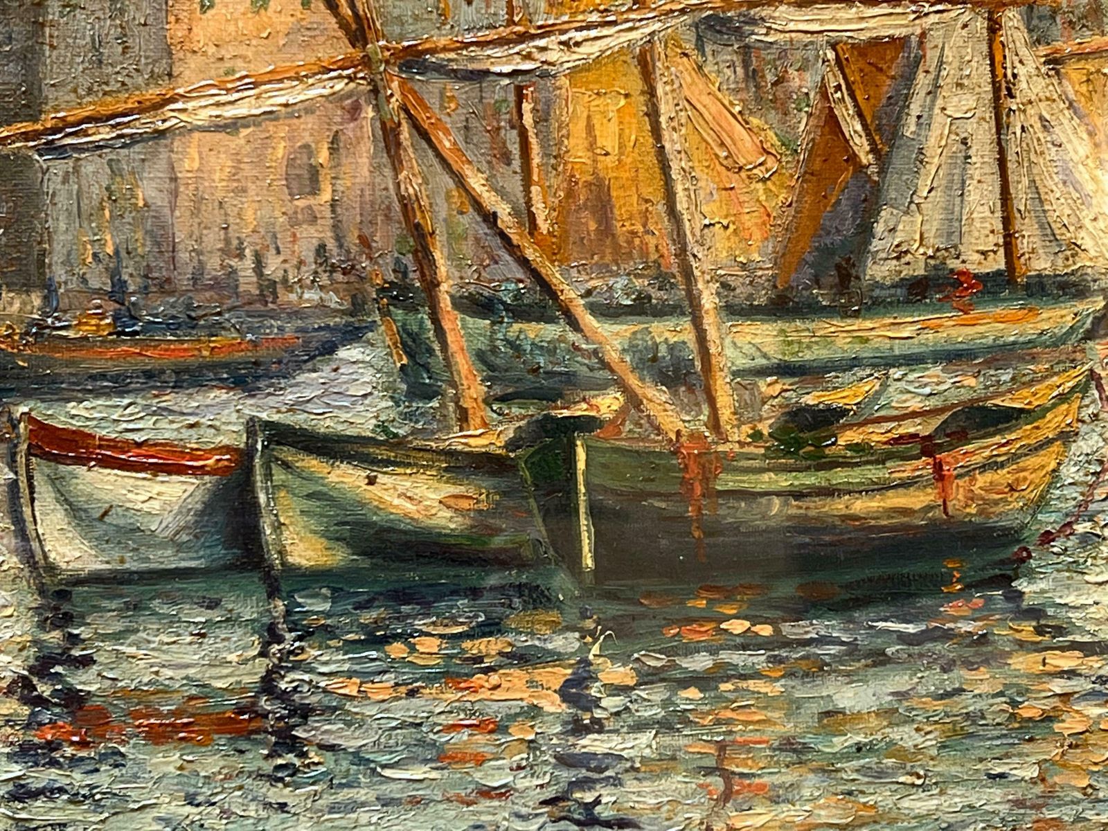 Boats In Portofino. Italy, 1920 photo buy