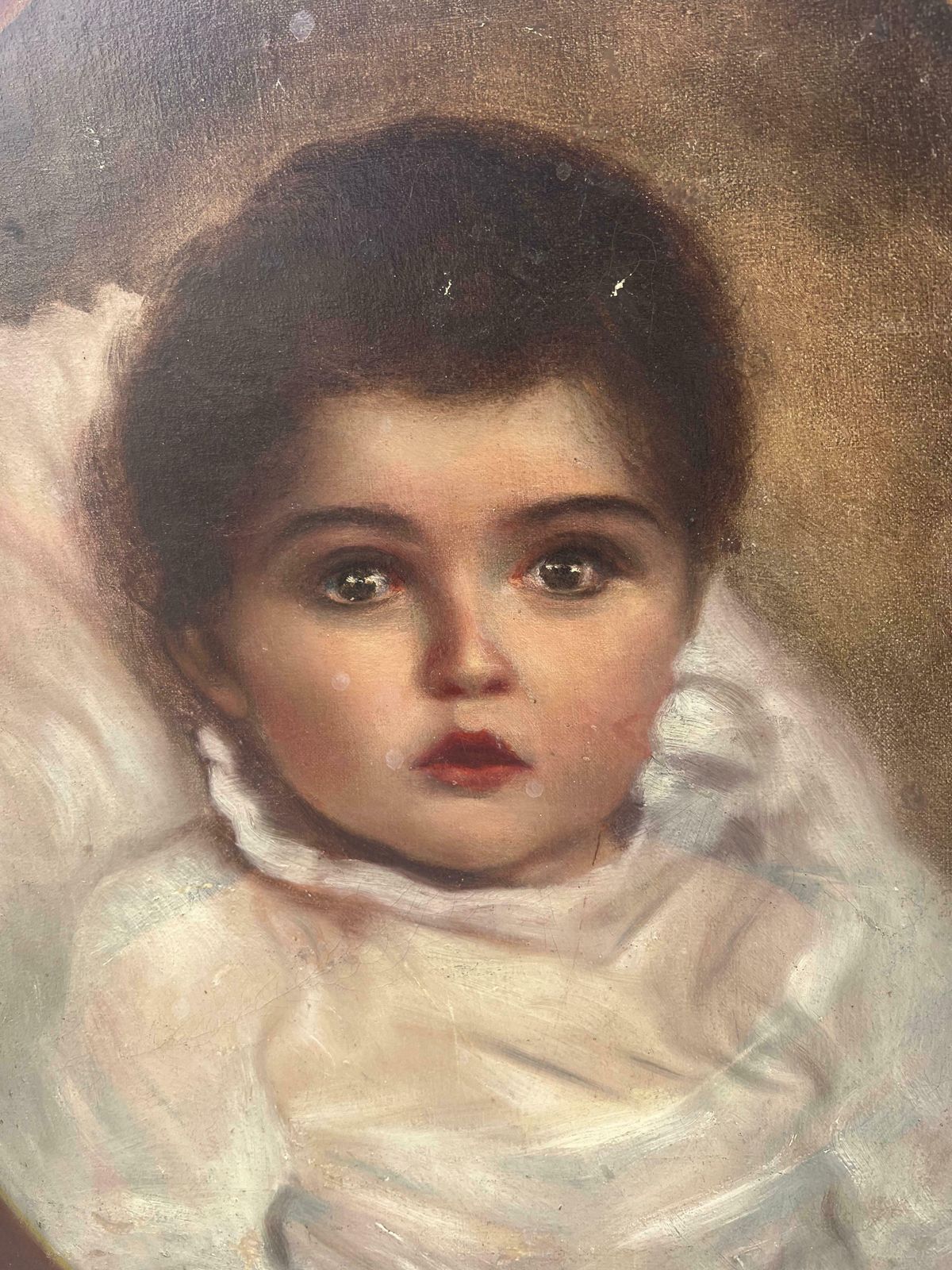 Portrait Of Alittle Girl Budapest 1910 photo vinterior