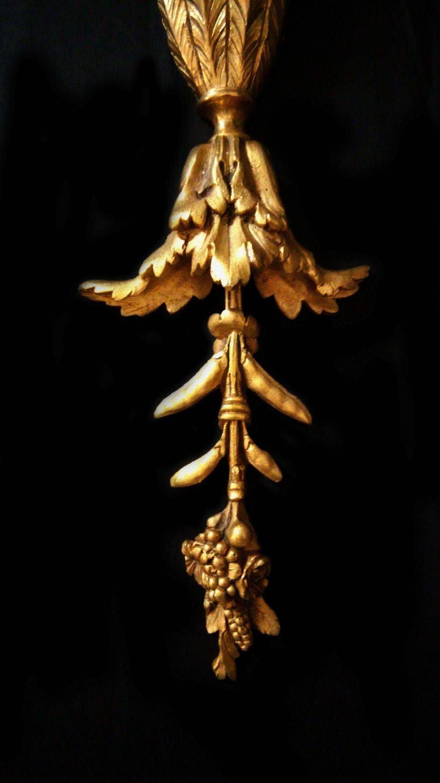 Pair Of Louis XVI Gilded Golden Gilded Bronze Sconces With Five Lights photo buy
