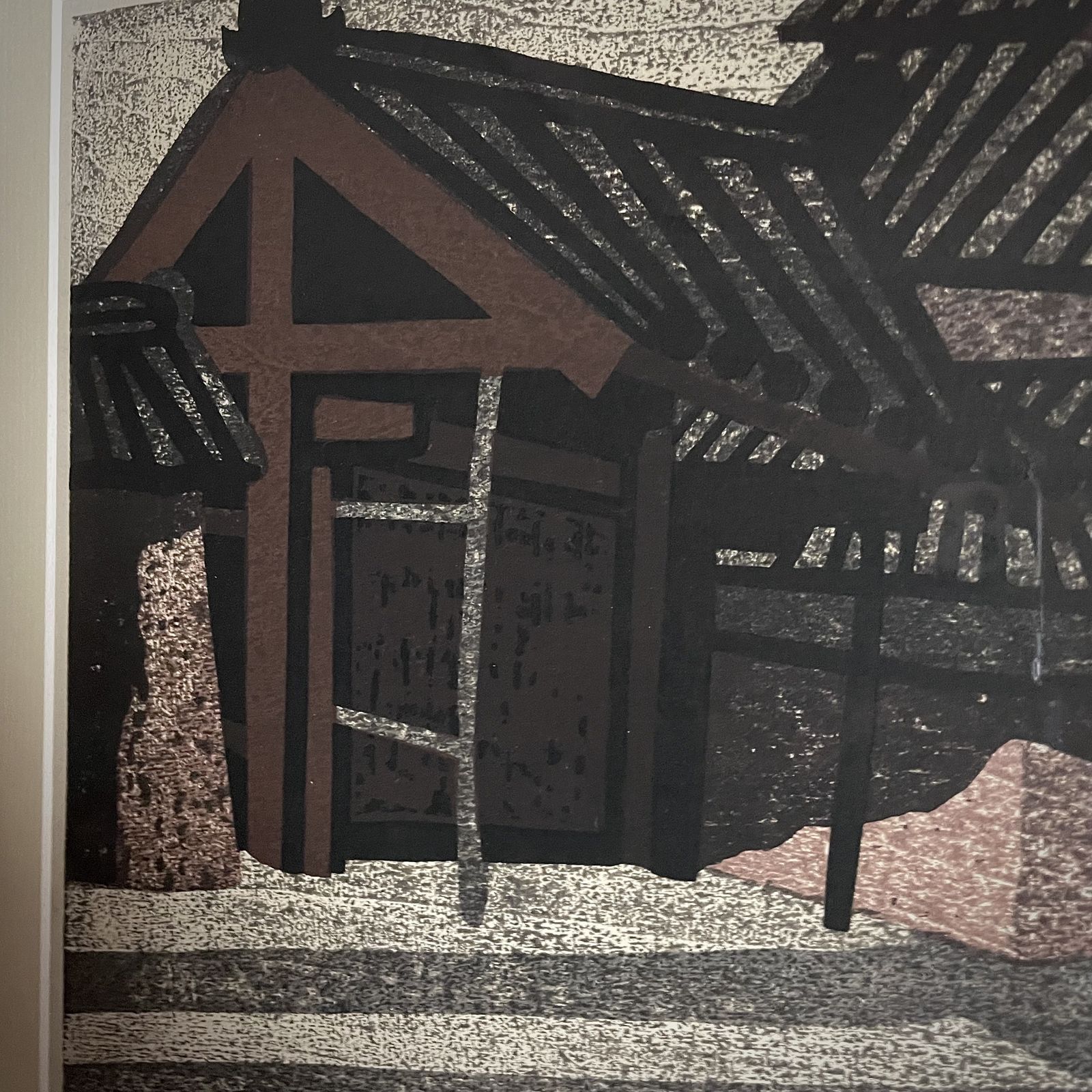 Kiyoshi Saito Hand Signed Original Japanese Woodblock Print. photo Art