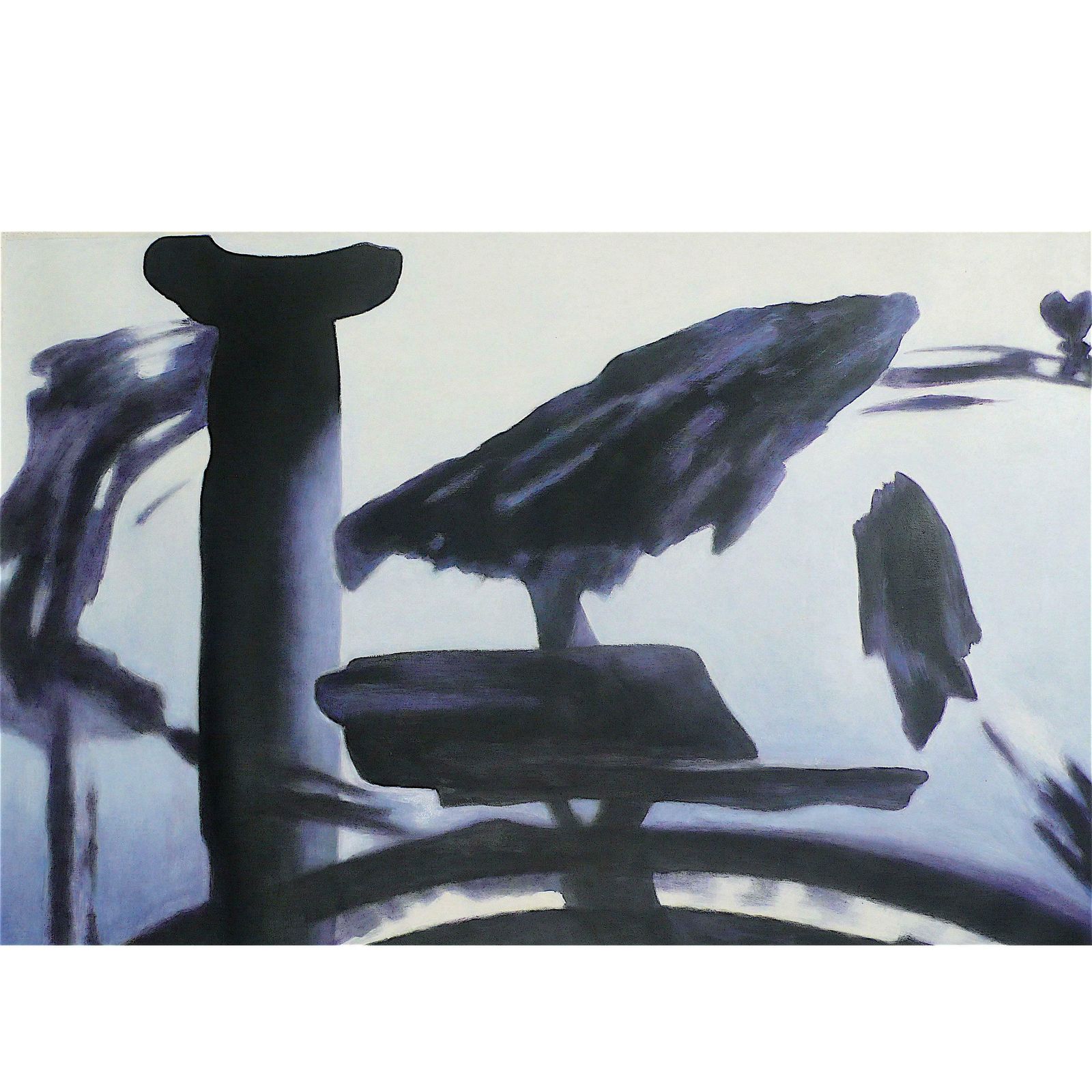 "View Of Ravello" By Taeko Mima Oil On Canvas Painting, 1996