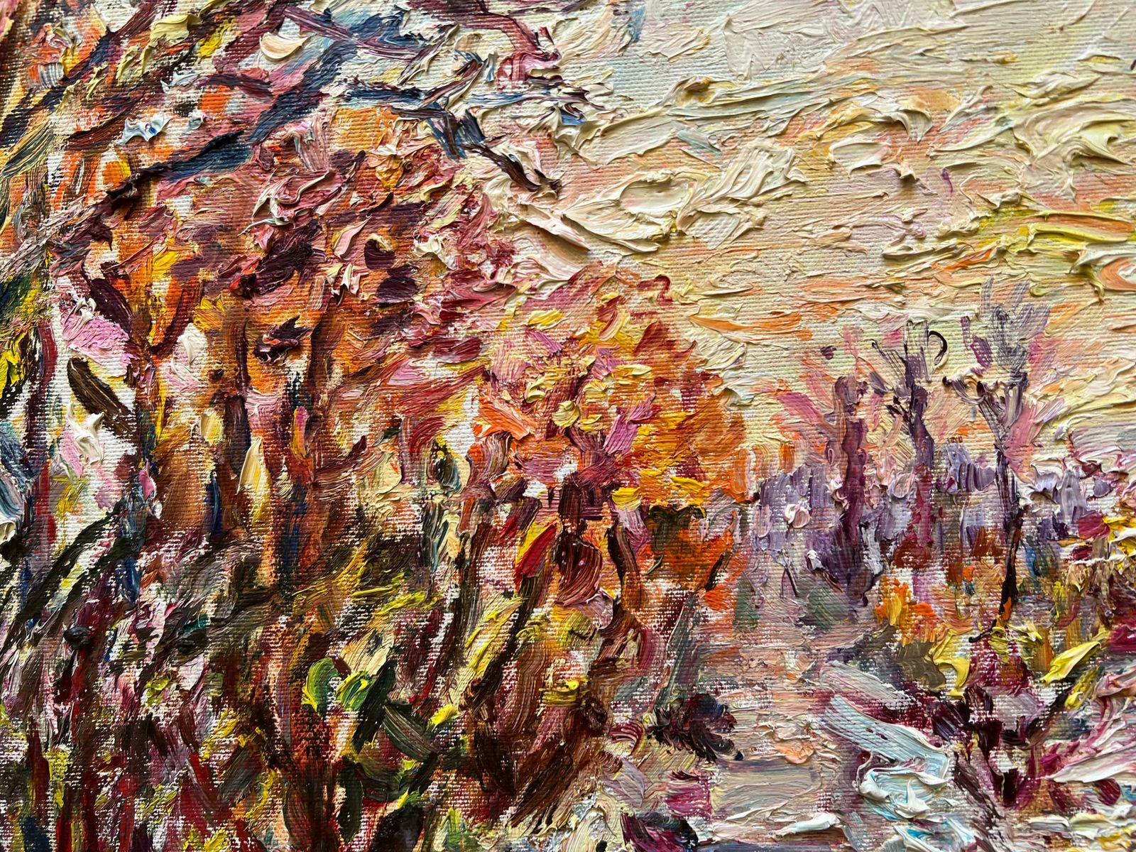 Landscape In Autumn By Guido Borgianni, Italy, 1950