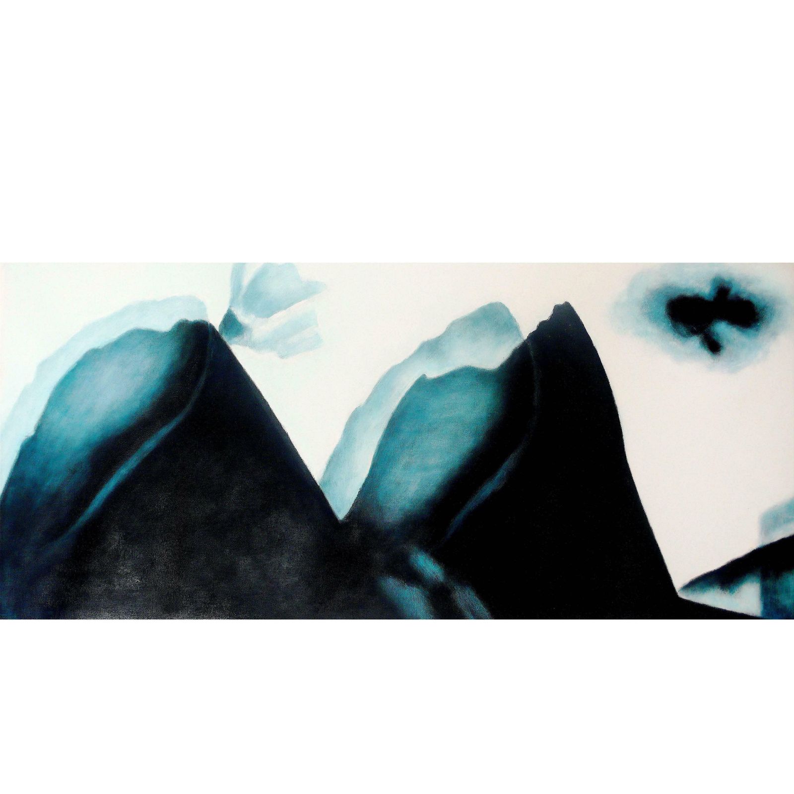 "Heavenly Body Lxv" By Taeko Mima Oil On Canvas Painting, 1996