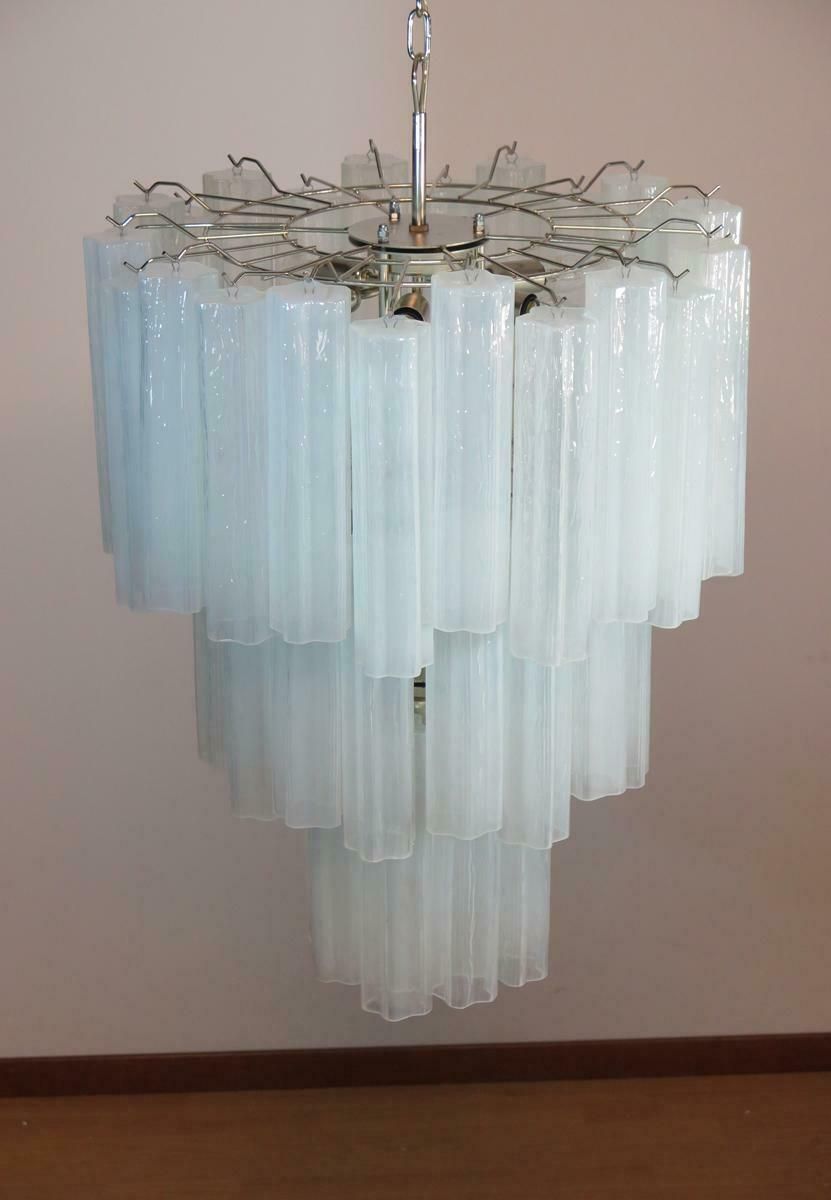 Pair Of 48 Tronchi Chandeliers In Toni Zuccheri Style For Venini, Murano £4,486.52per Set photo vintage