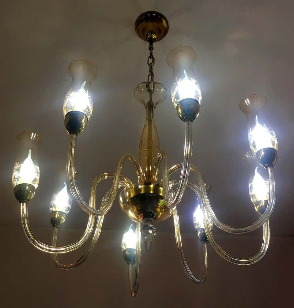 Italian De Majo Chandelier, Murano, 1990 photo 2019.0