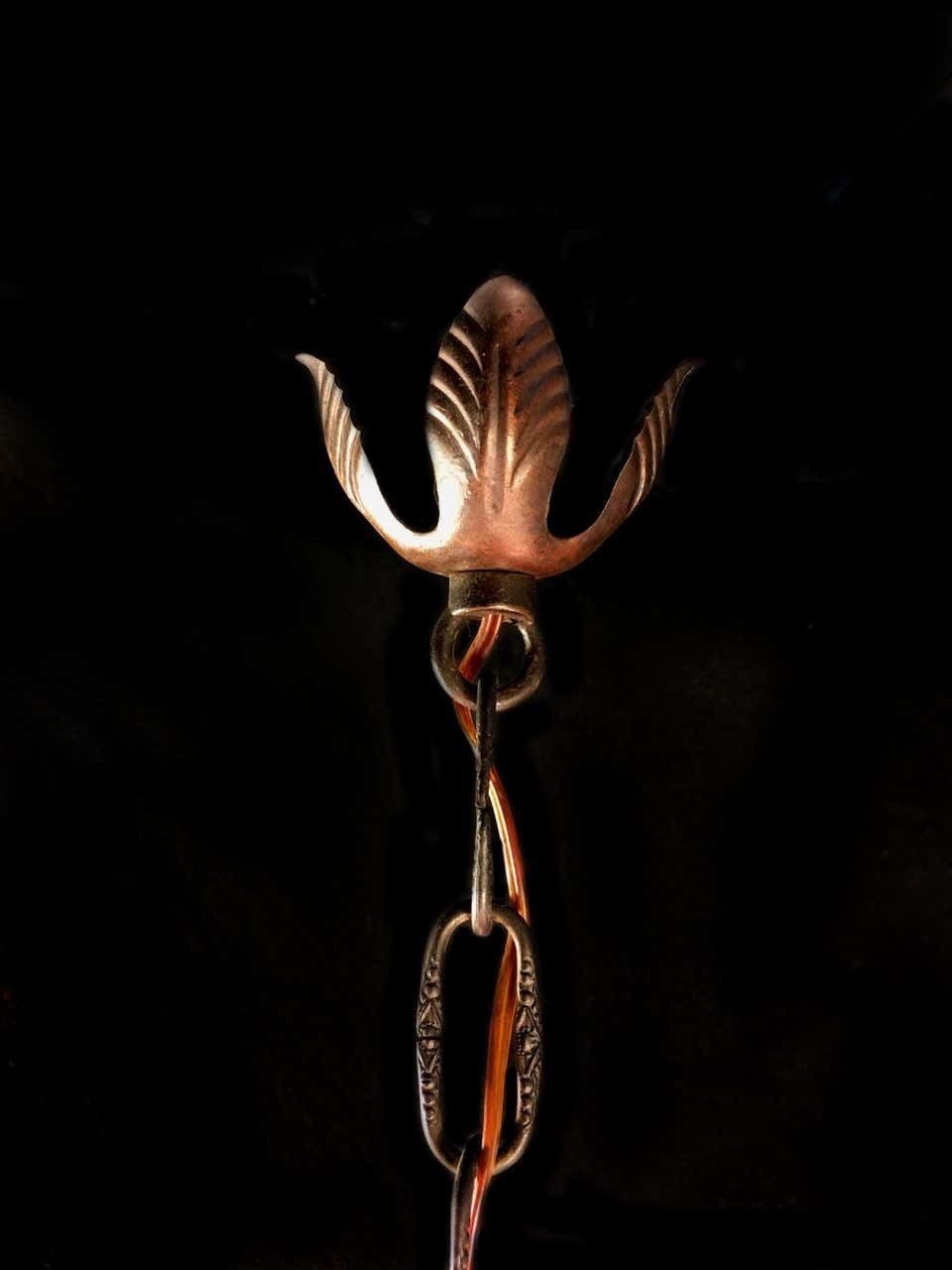 photo vintage Mid 20th Century Fine Italian Chandelier, Murano, 1940