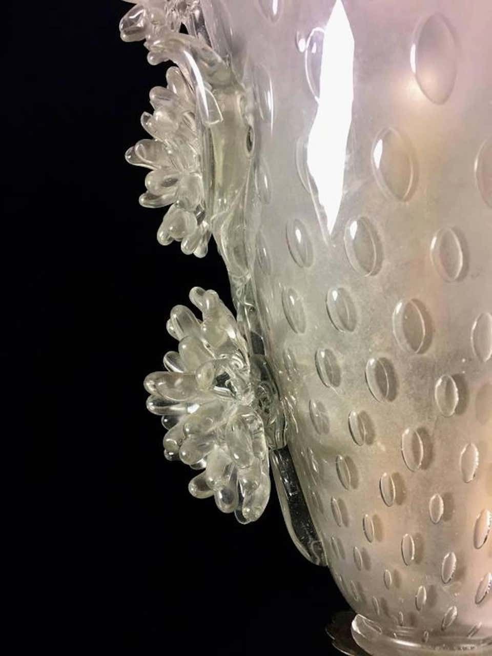 Extraordinary Italian Chandelier By Archimede Seguso, Murano, 1940s photo vinterior