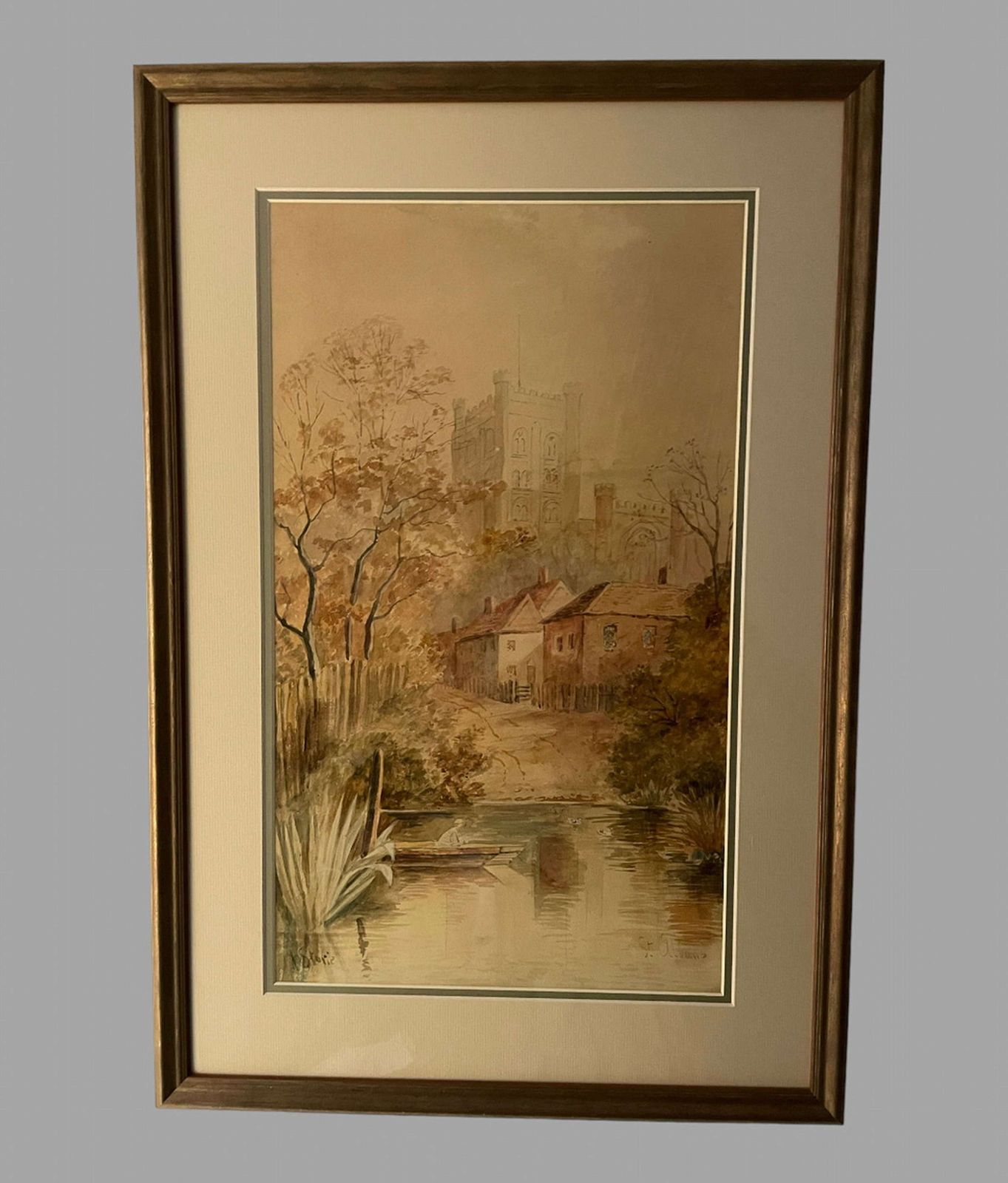 Andrew Storie   Pair Of Watercolours photo furniture