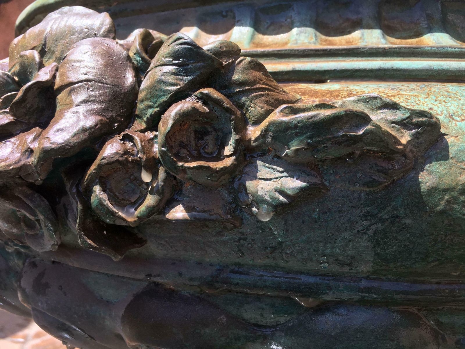 Italian Bronze Fountain, 1970s photo vinterior