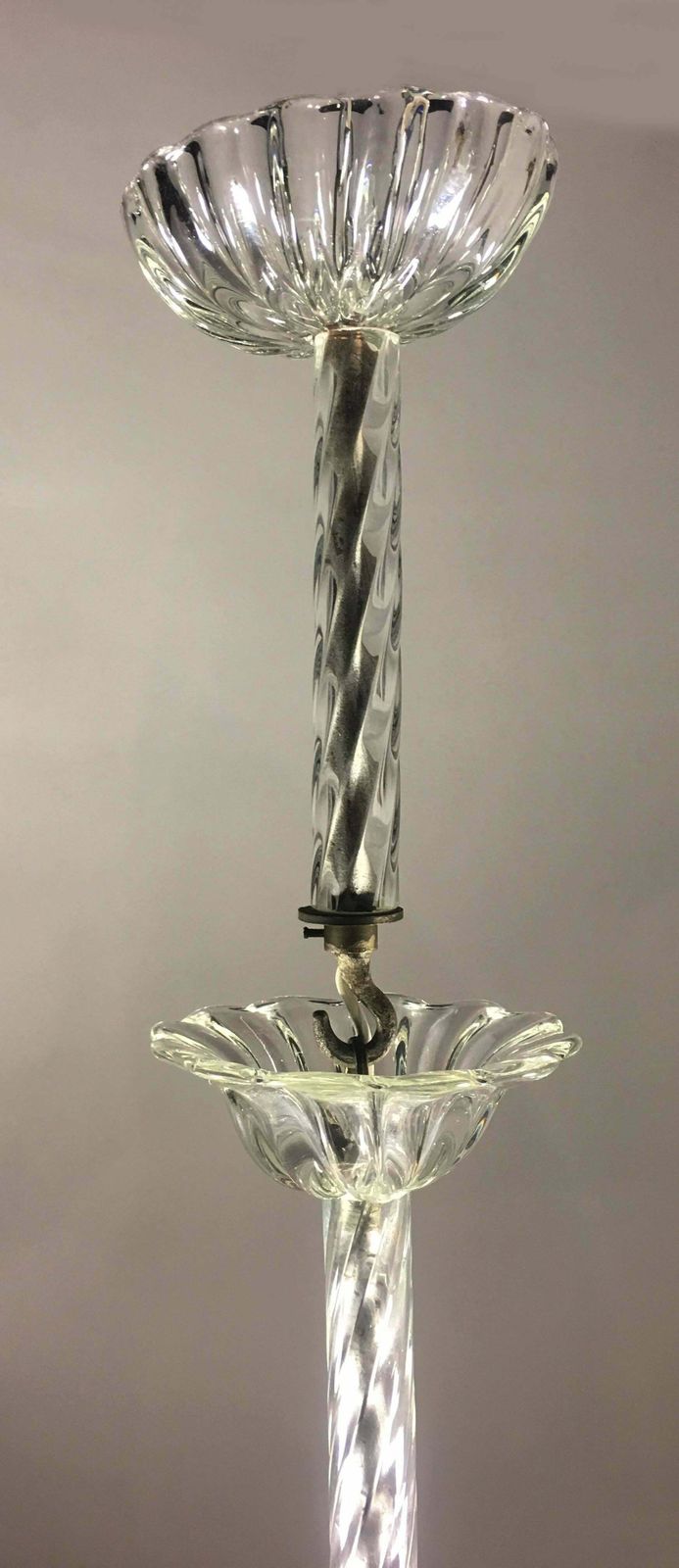 Liberty Chandelier By Ercole Barovier, Murano, 1940s photo vinterior