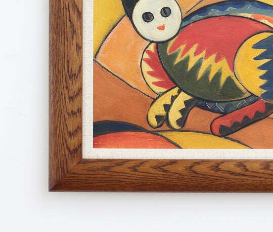 Portrait Of A Reposing Cat By F. Duparc (Circa 1960s) photo for sale