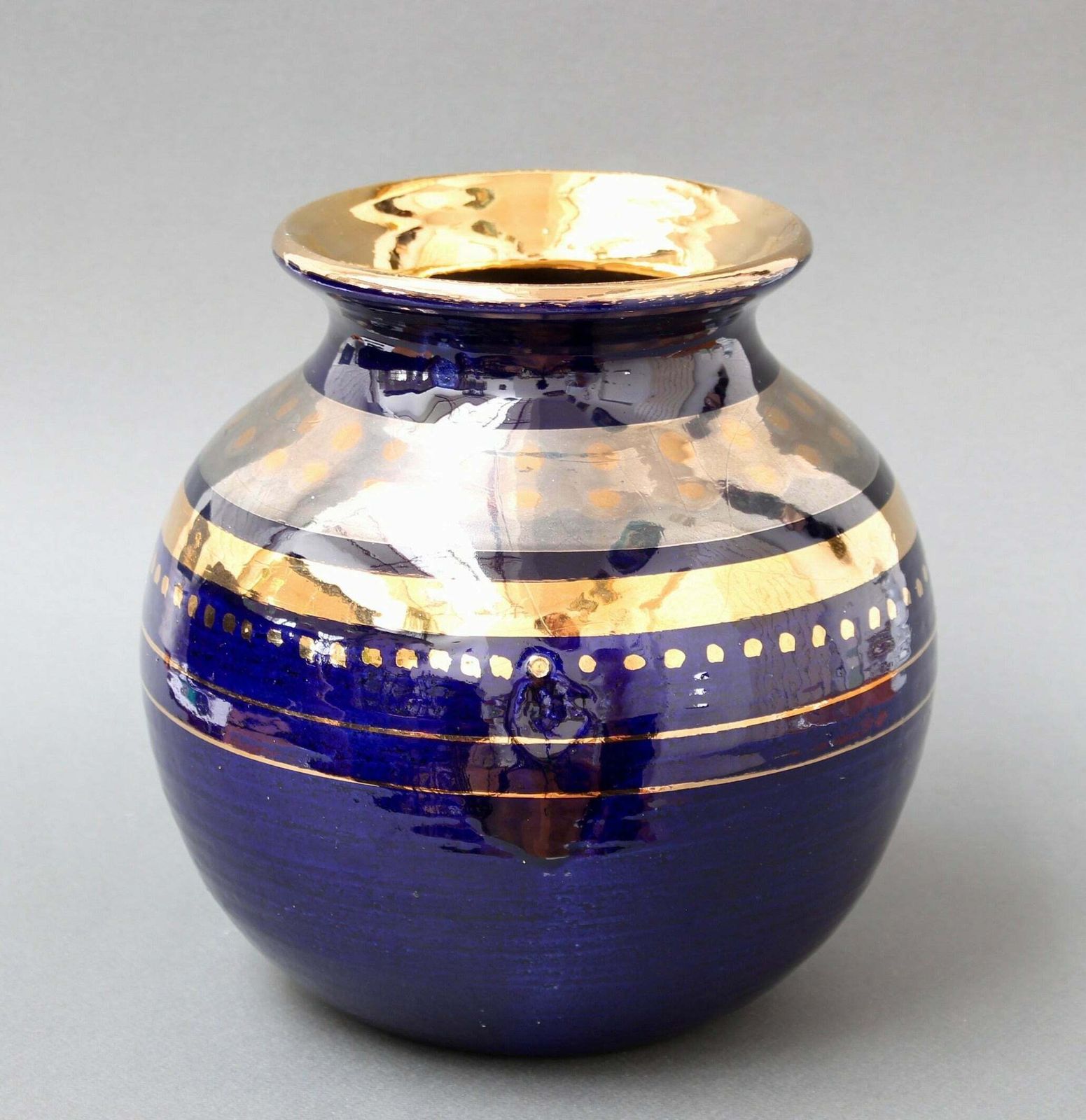 French Decorative Vase By Georges Pelletier (Circa 1970s)