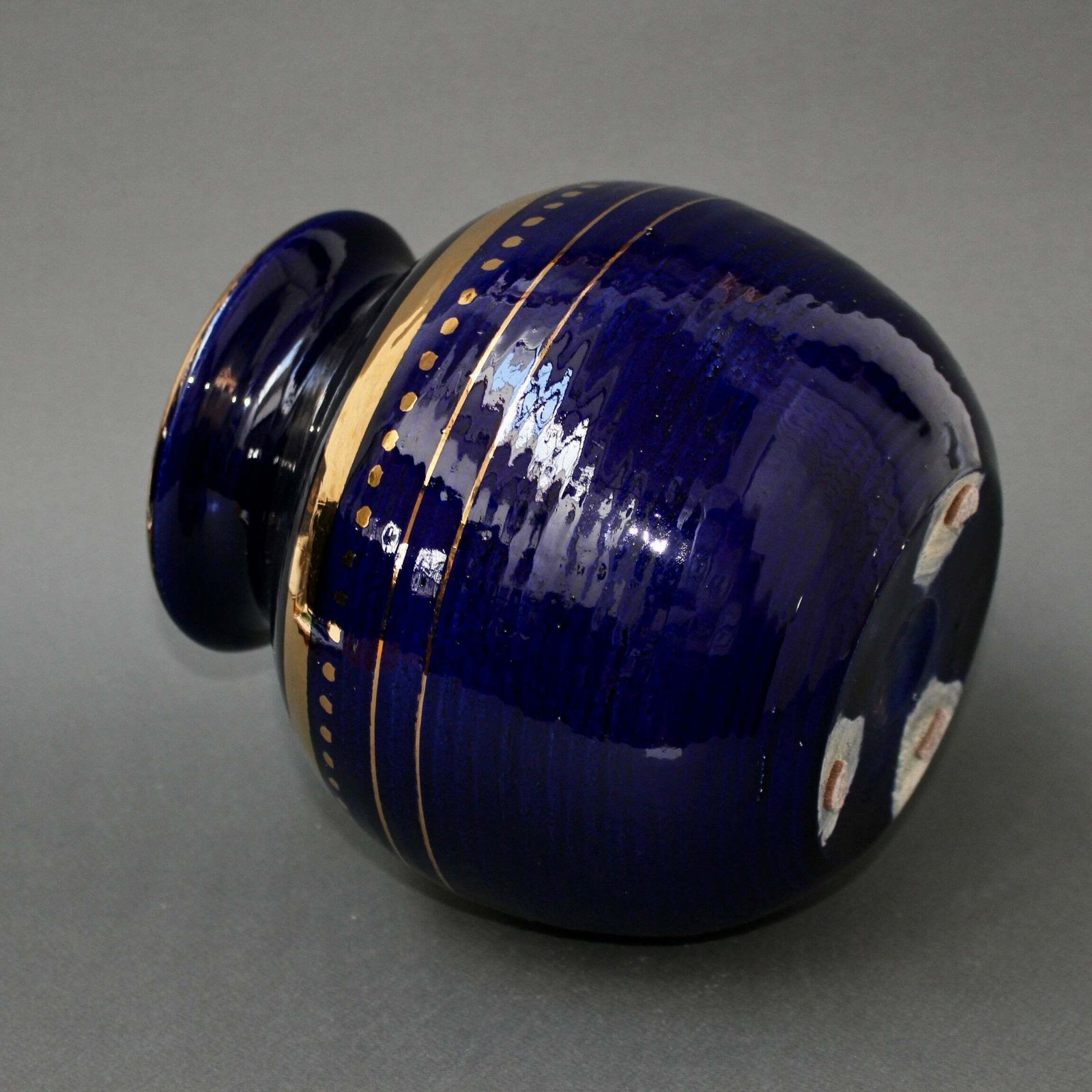 900.0 French Decorative Vase By Georges Pelletier (Circa 1970s) photo