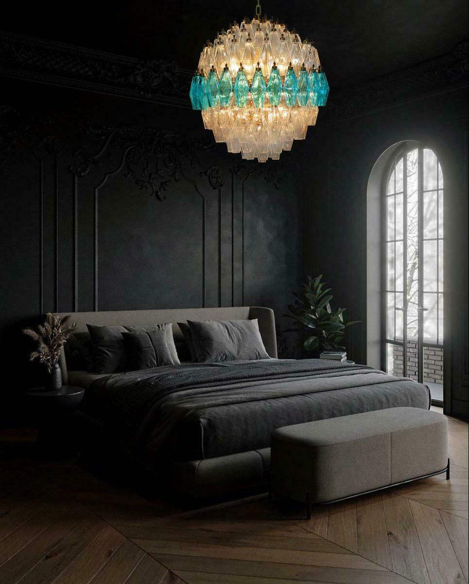 photo furniture Extraordinary Pair Of Poliedri Spheres In Murano Glass