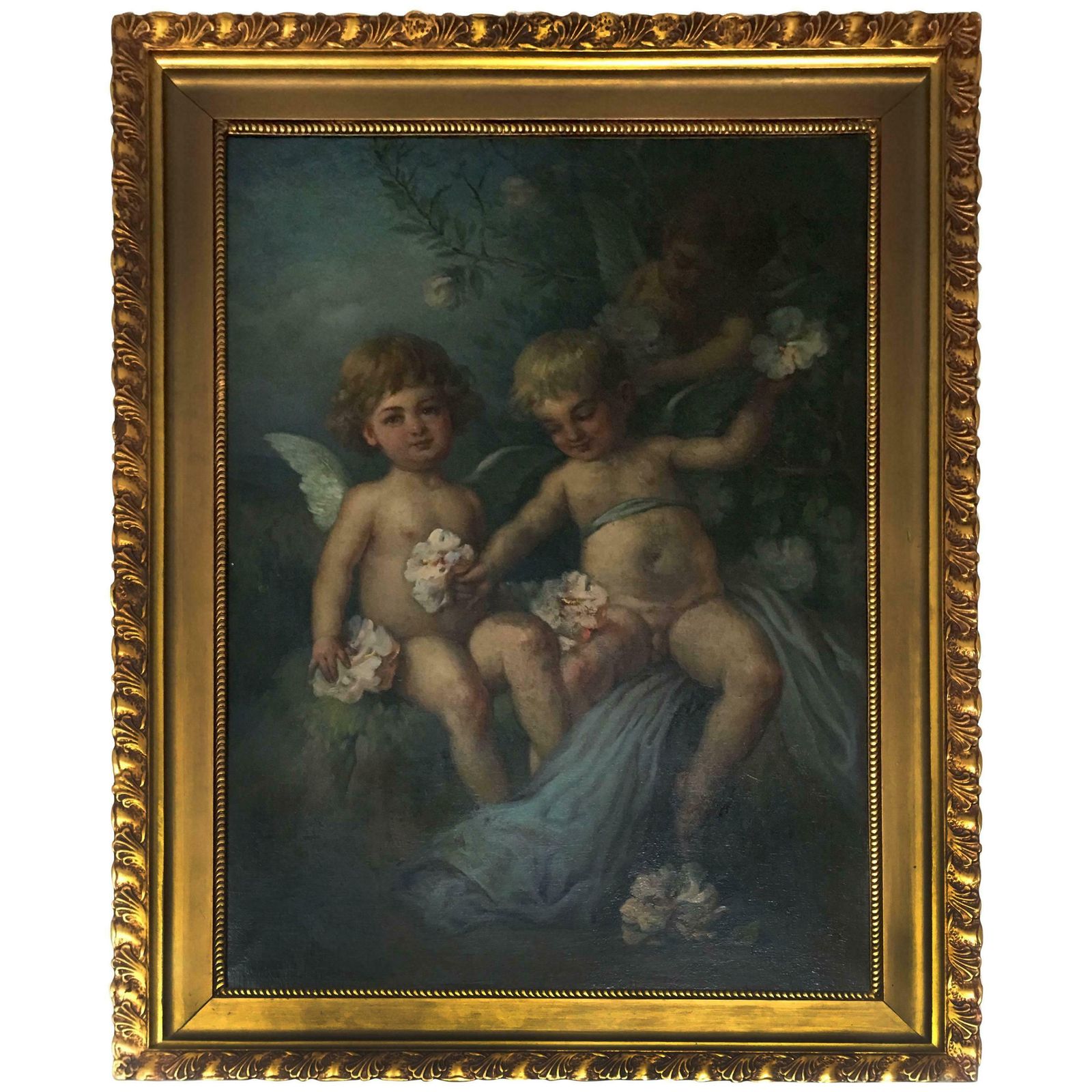 Three Little Angels By Krupka Ferenc, Budapest, 1911