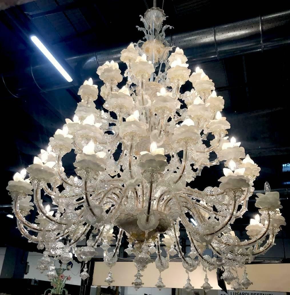 Majestic Italian Chandelier, Murano, 1980s photo furniture