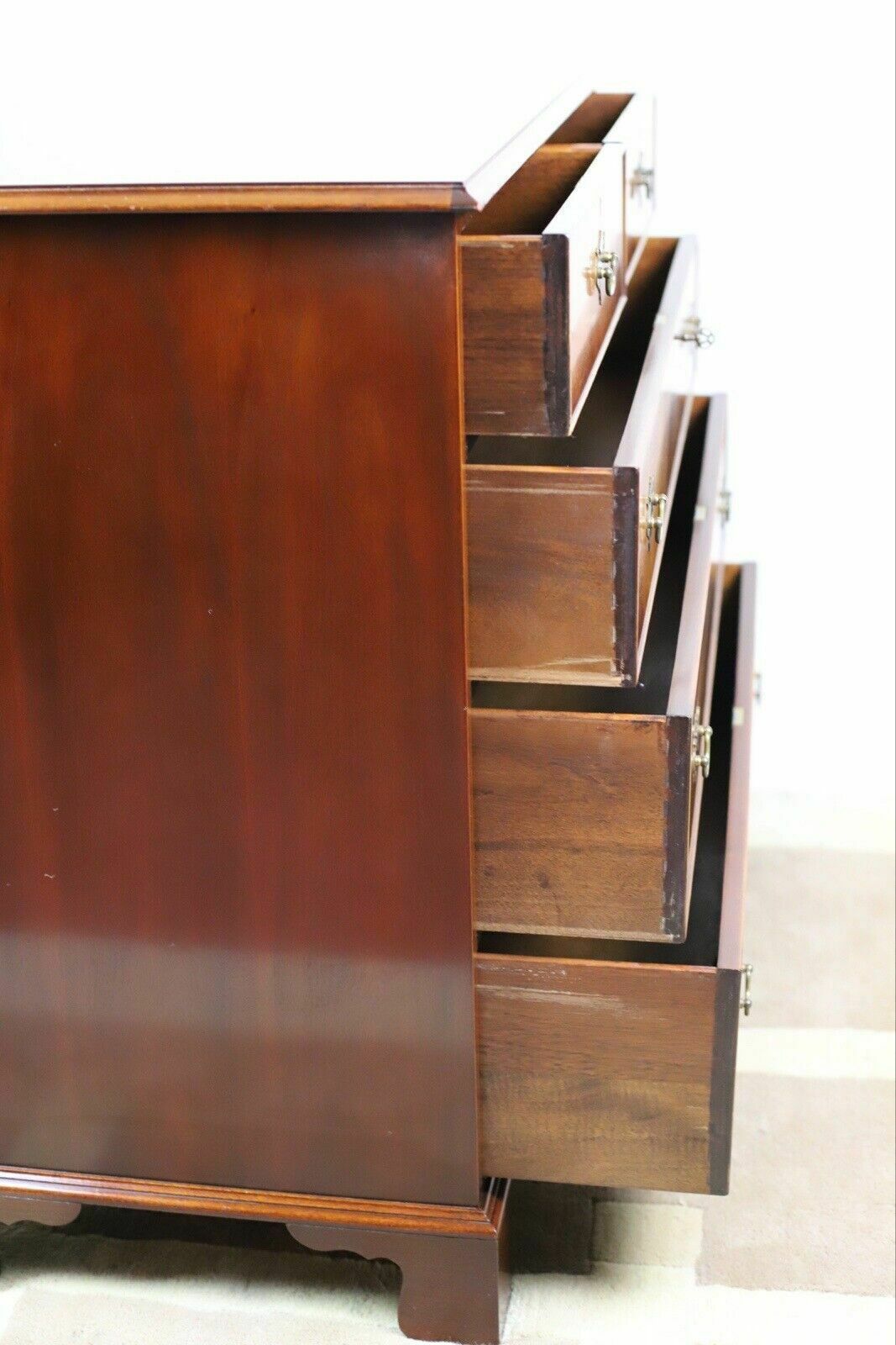 George  III Style  Mahogany Chest Of Drawers Made By Bevan Funell Reprodux photo vinterior